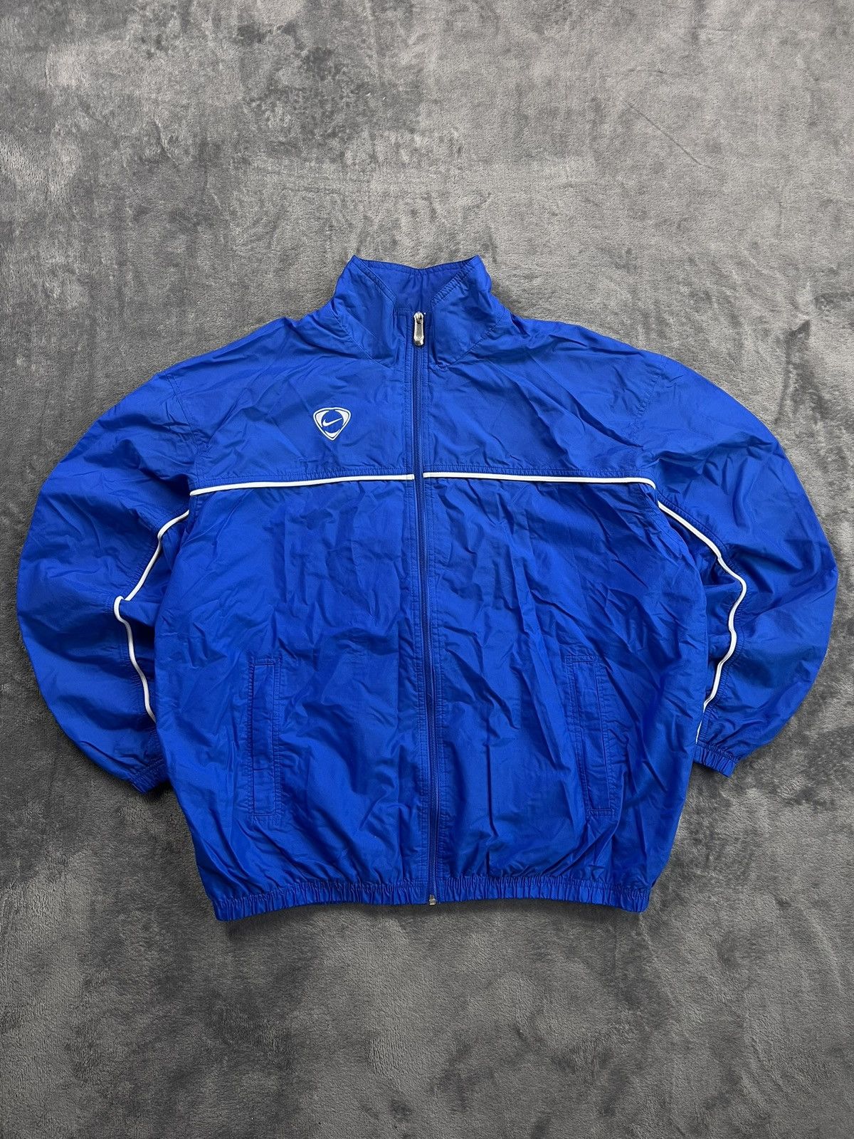 Nike 90s Nike Team Vintage Swoosh Logo Track Jacket Retro Y2k Size US L / EU 52-54 / 3 - 1 Thumbnail