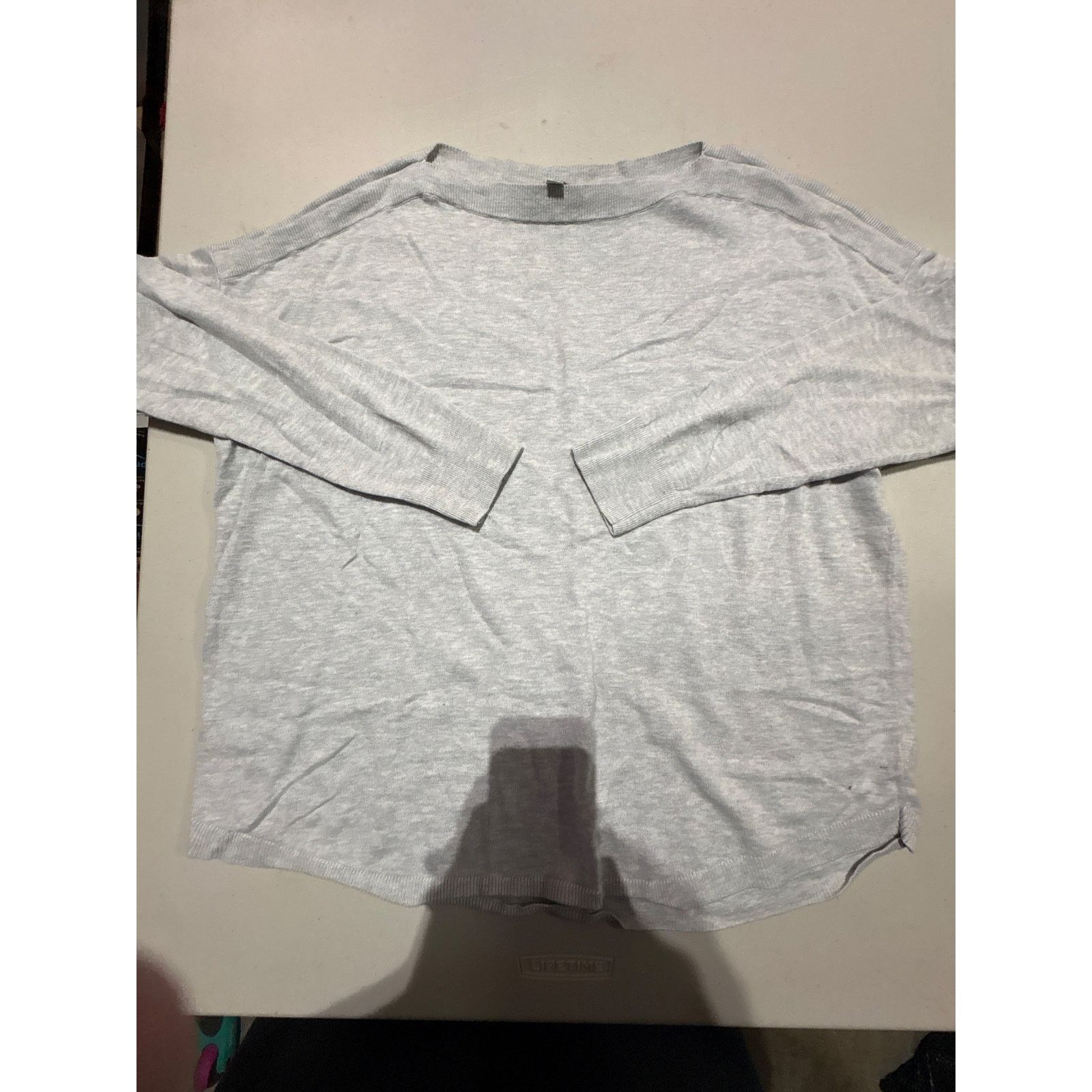 Loft LOFT Outlet Women’s XL Gray Long Sleeve Lightweight Sweater Size XL / US 12-14 / IT 48-50 - 2 Thumbnail