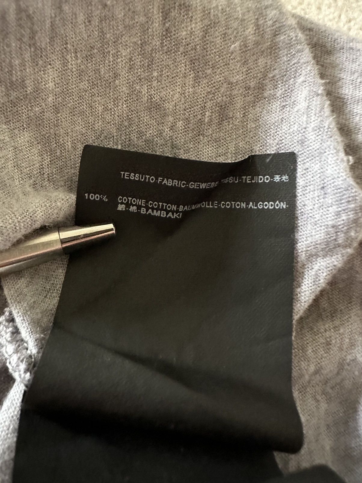 Saint Laurent Paris FW15 Saint Laurent runway show grey t shirt XL Hedi Slimane Size US XL / EU 56 / 4 - 10 Thumbnail