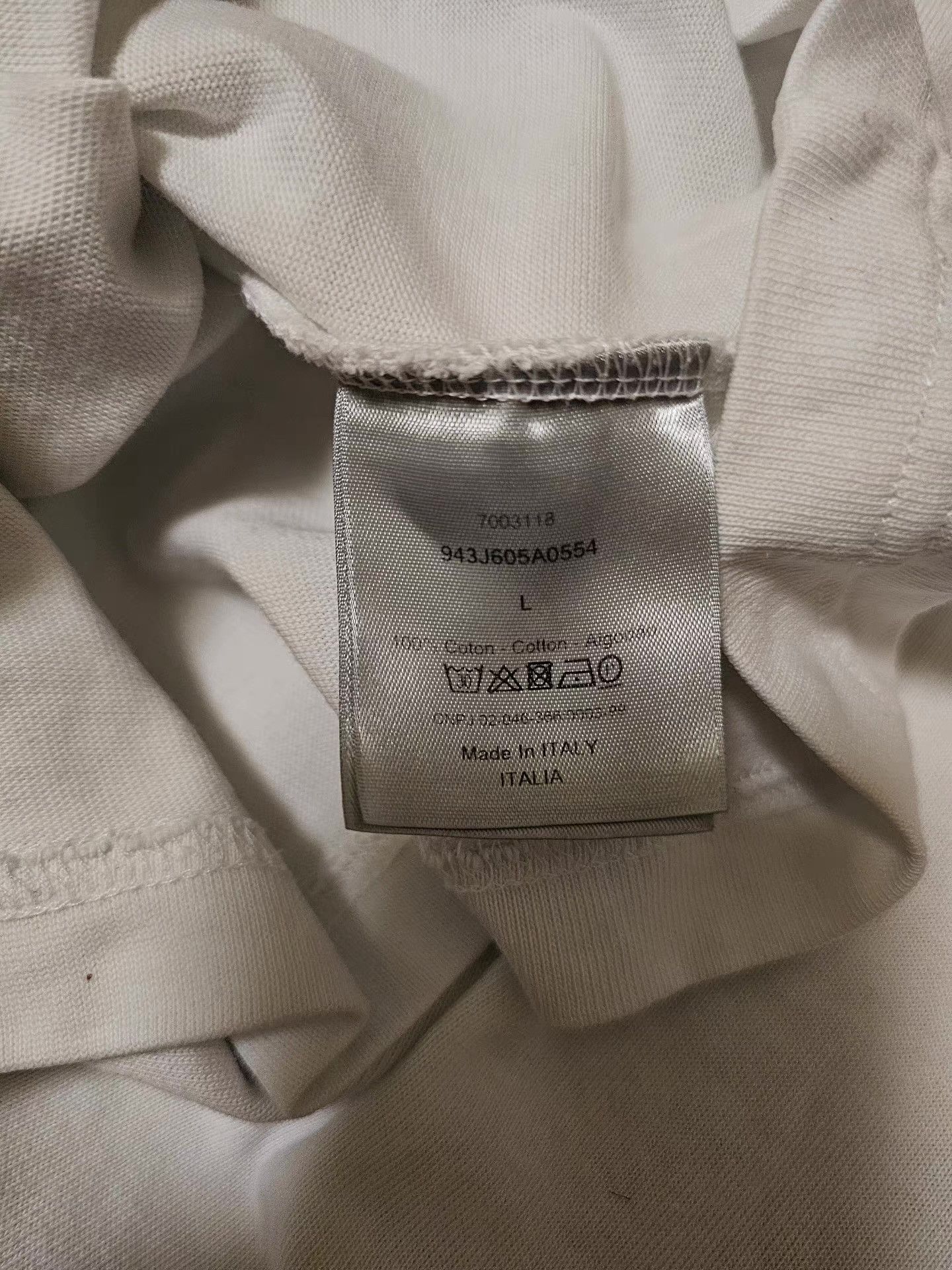 Dior Dior white T-shirt, Size US L / EU 52-54 / 3 - 5 Thumbnail