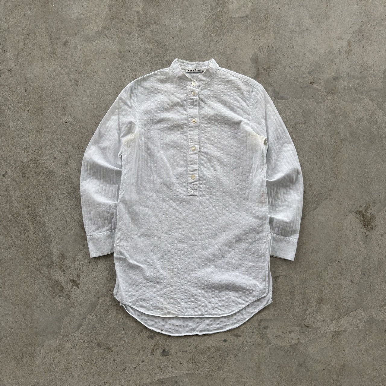 Acne Studios Vintage 90s Acne Studios Half Button Ups Shirt Size S / US 4 / IT 40 - 1 Thumbnail