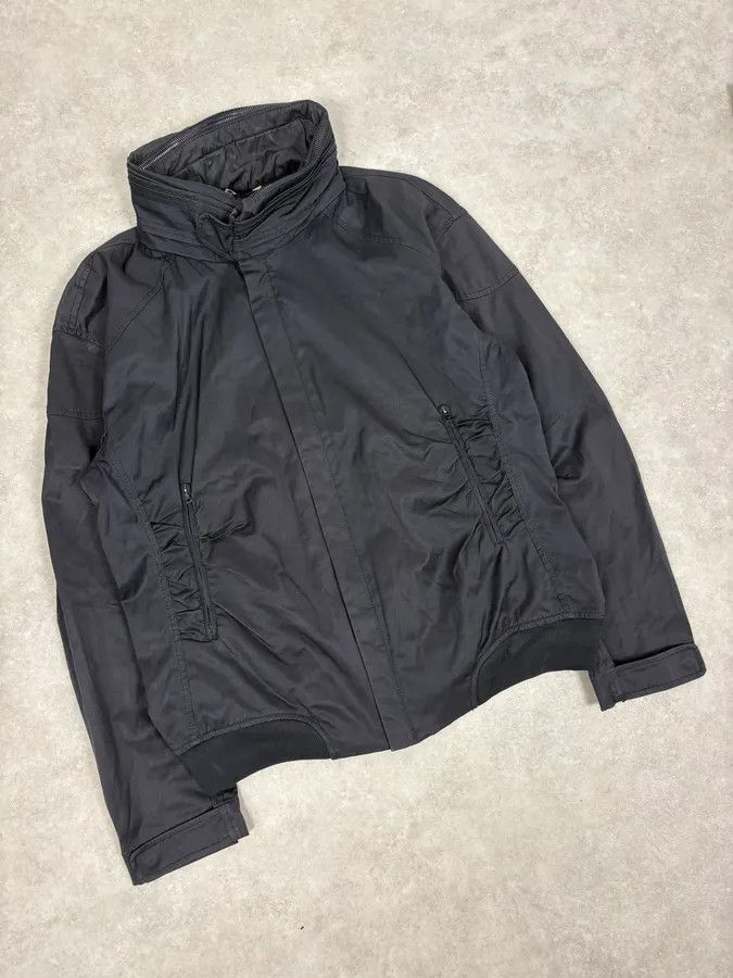 Marithe + Francois Girbaud 1990s Marithé + François Girbaud Navy Multi-Pocket Nylon Jacket Size US S / EU 44-46 / 1 - 4 Thumbnail