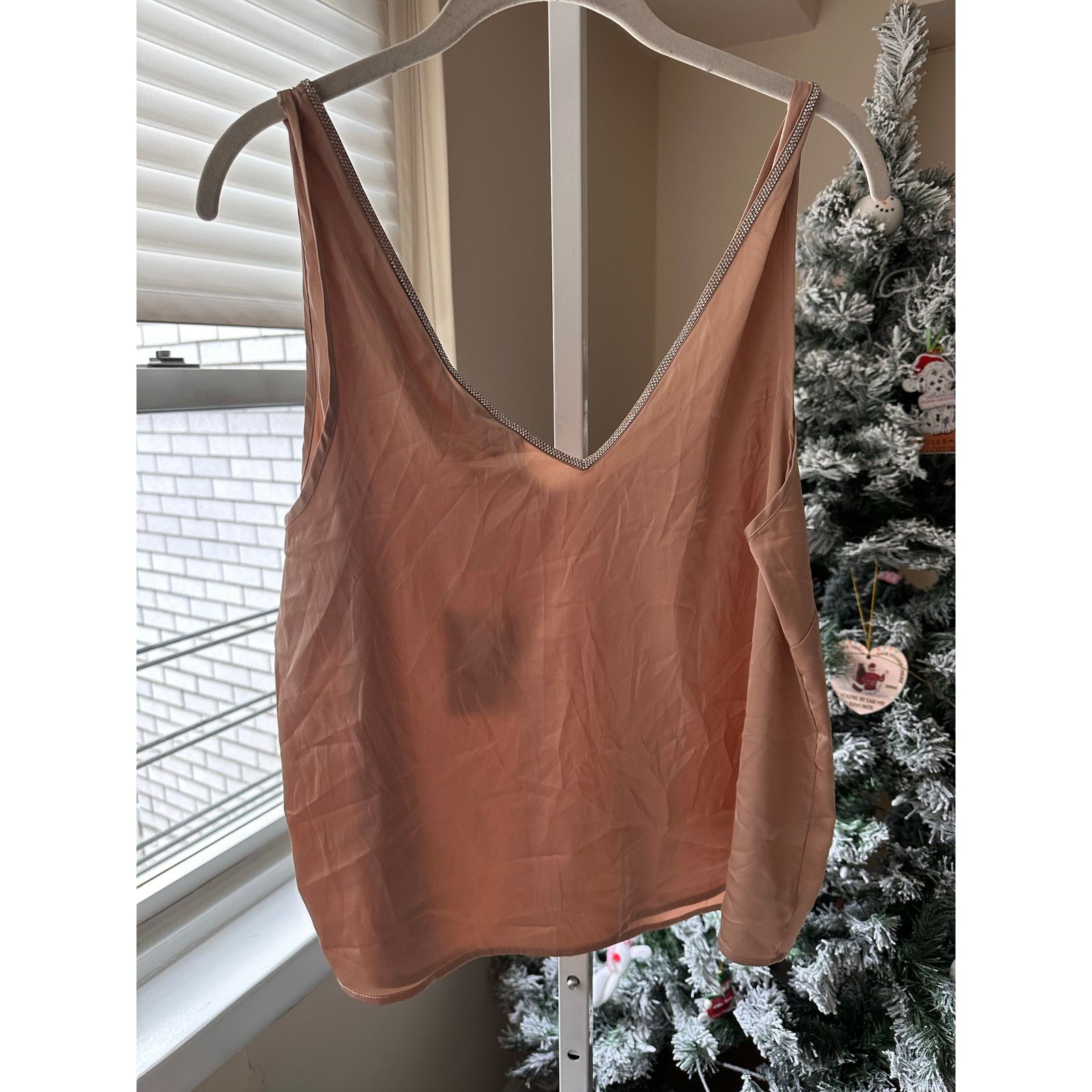 Generation Love NWT Generation Love Christie Crystal Tank Latte Beige Small Size S / US 4 / IT 40 - 5 Thumbnail