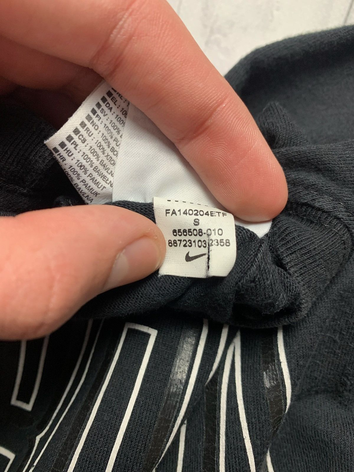 Nike × Vintage Vintage AS Roma soccer tee Nike black size S Size US S / EU 44-46 / 1 - 5 Thumbnail