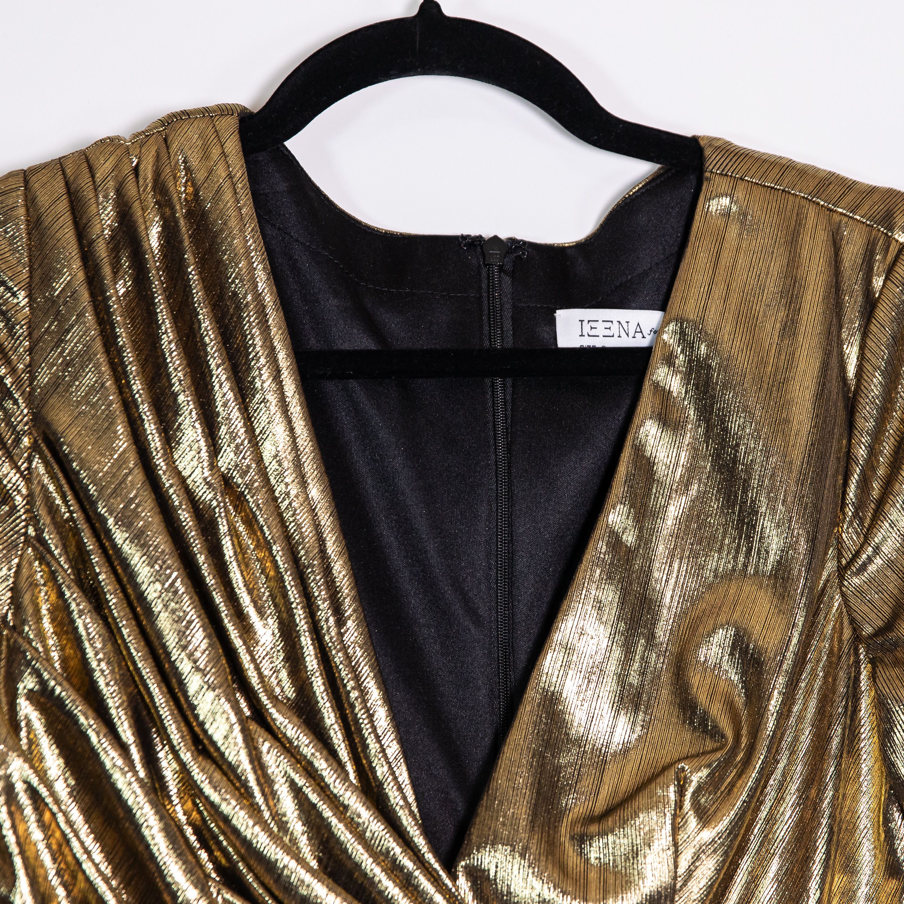 Mac Duggal NEW Ieena For Mac Duggal 26684 Gold Size M / US 6-8 / IT 42-44 - 2 Thumbnail