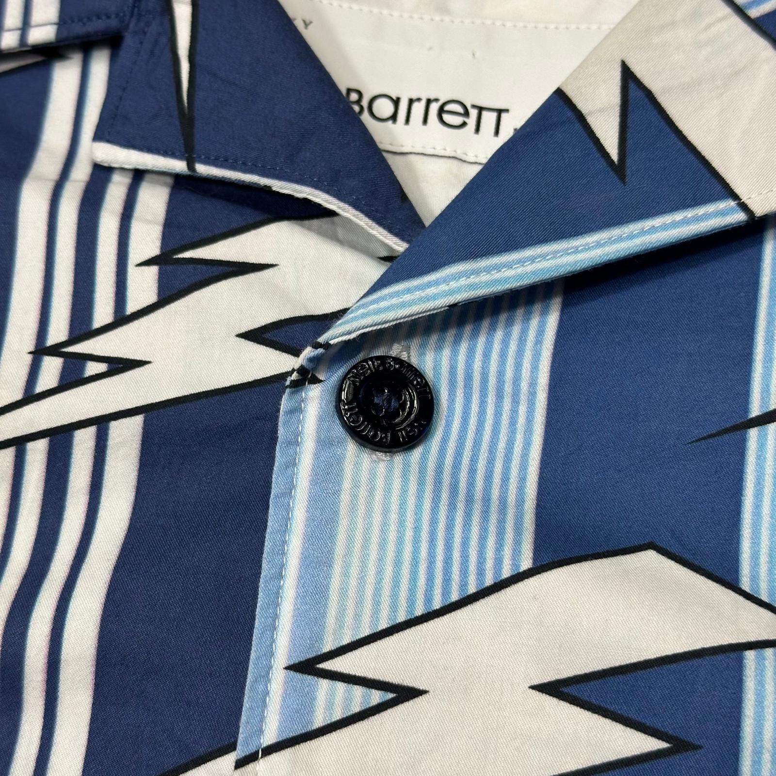 Neil Barrett Neil Barrett 2023 Boxy Cuban Split Lightning Bolt Shirt - XL Size US XL / EU 56 / 4 - 4 Thumbnail
