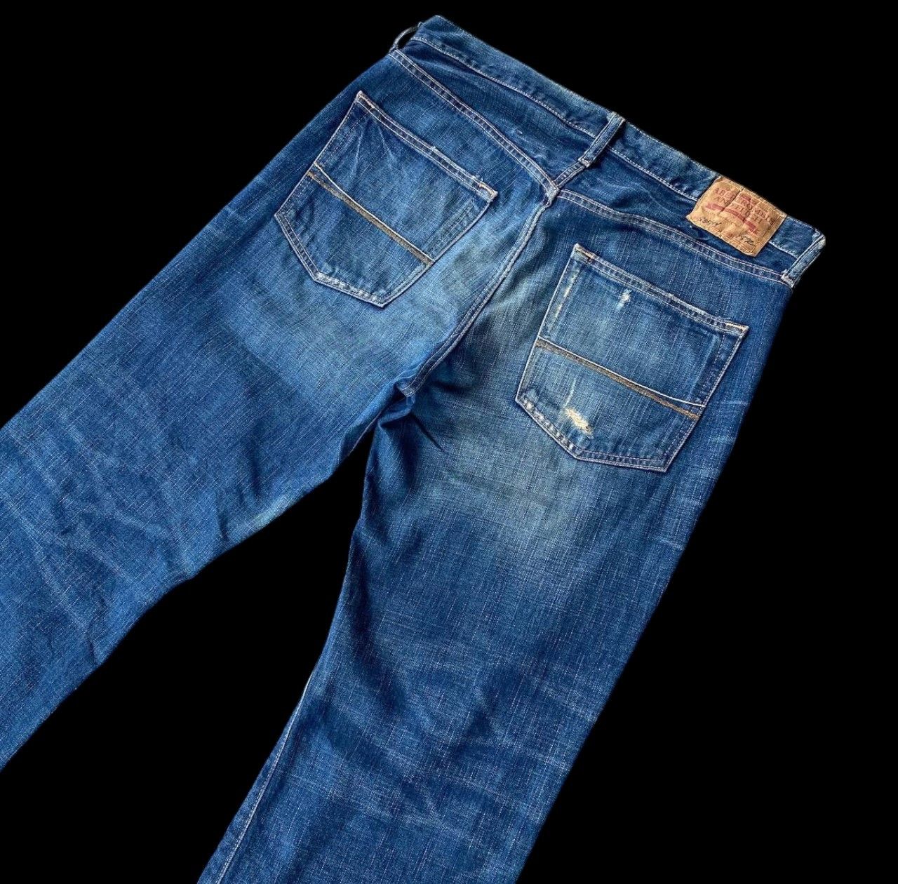 Other DISTRESSED ABERCROMBIE & FITCH BLUEWASH RIPPED DENIM W34X30 Size US 34 / EU 50 - 5 Thumbnail