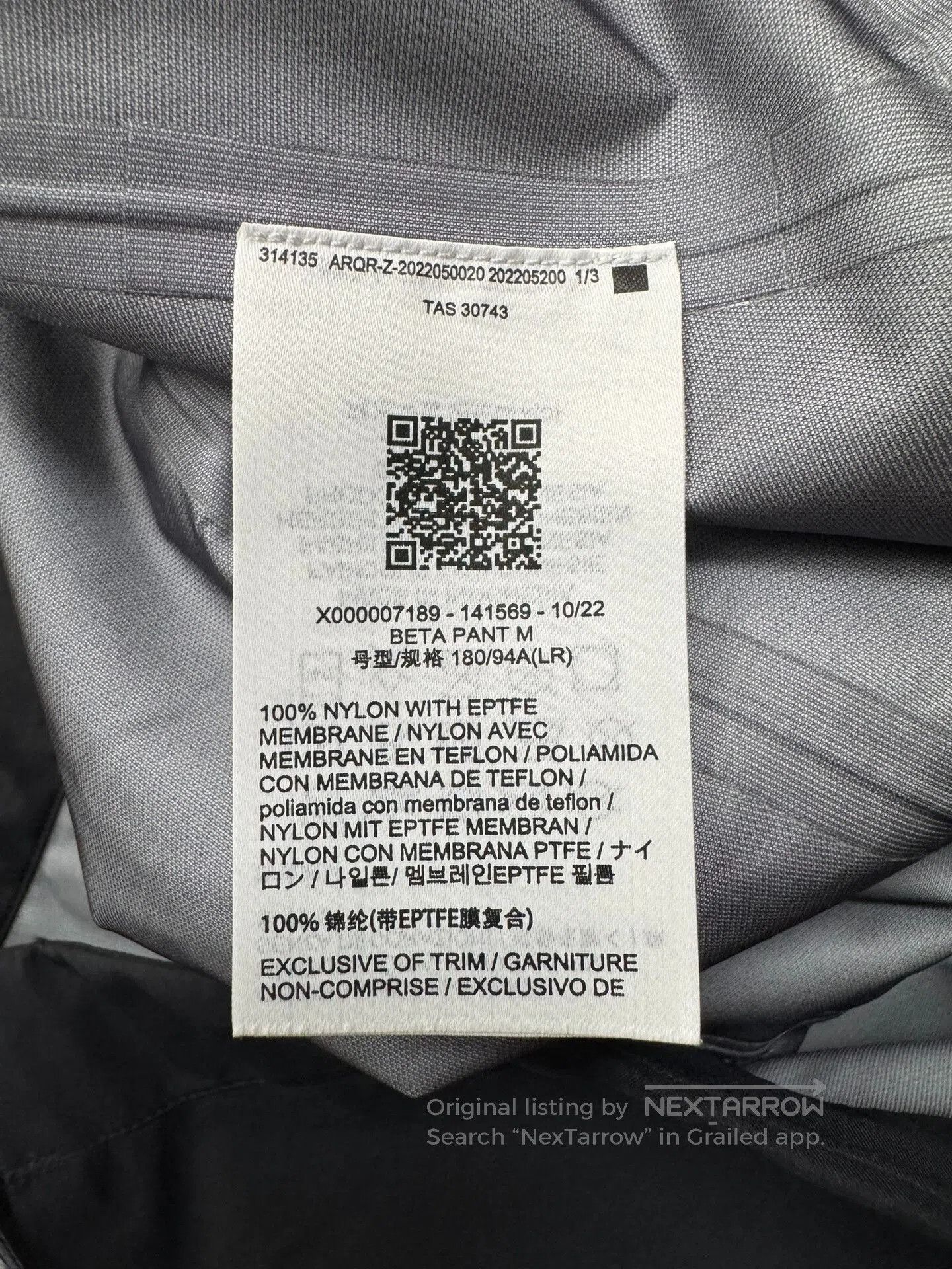 Arc'teryx Arcteryx Beta Hardshell Pants. Size US 32 / EU 48 - 8 Thumbnail