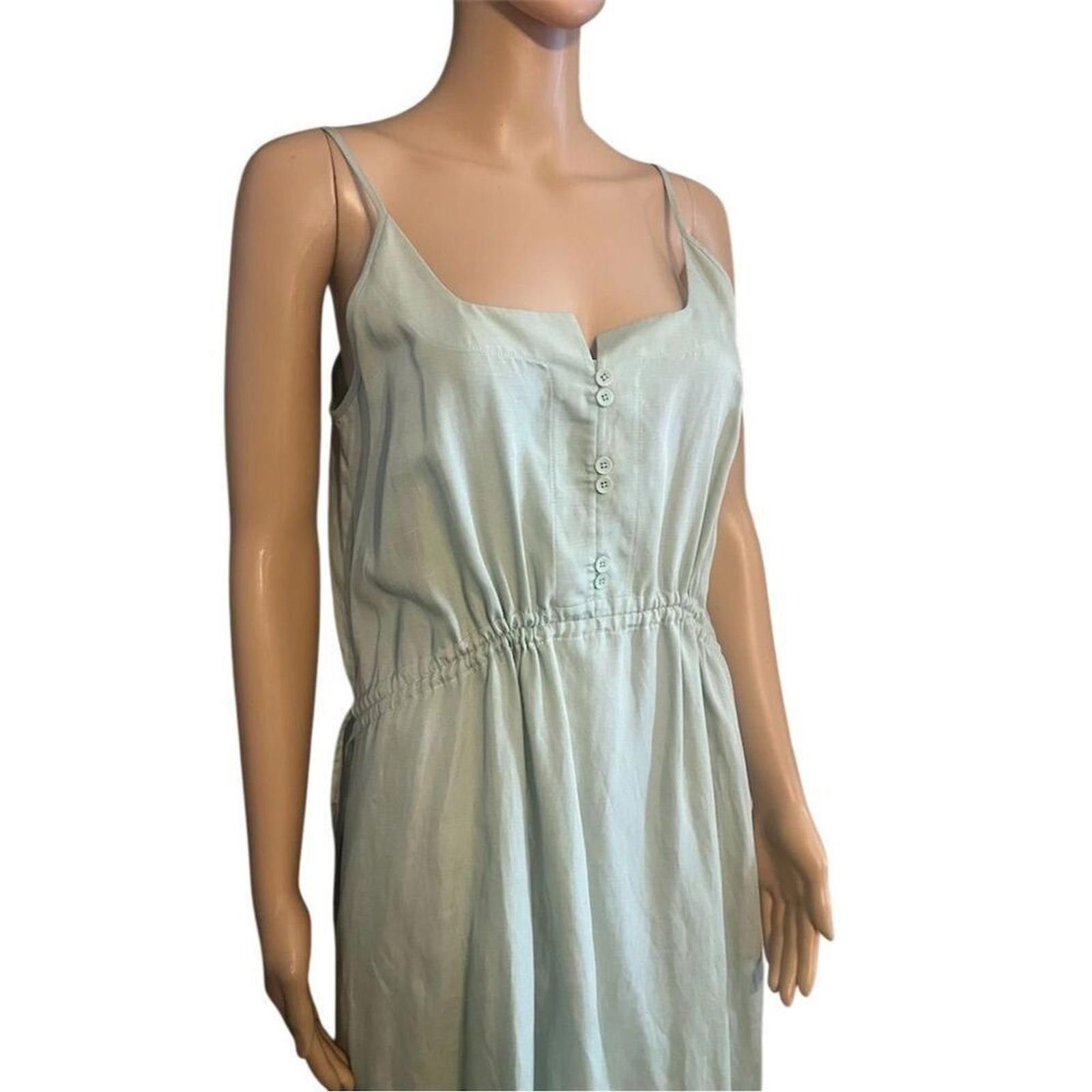 Other Darling Society Midi Sundress Sleeveless Green Summer M Size M / US 6-8 / IT 42-44 - 5 Thumbnail