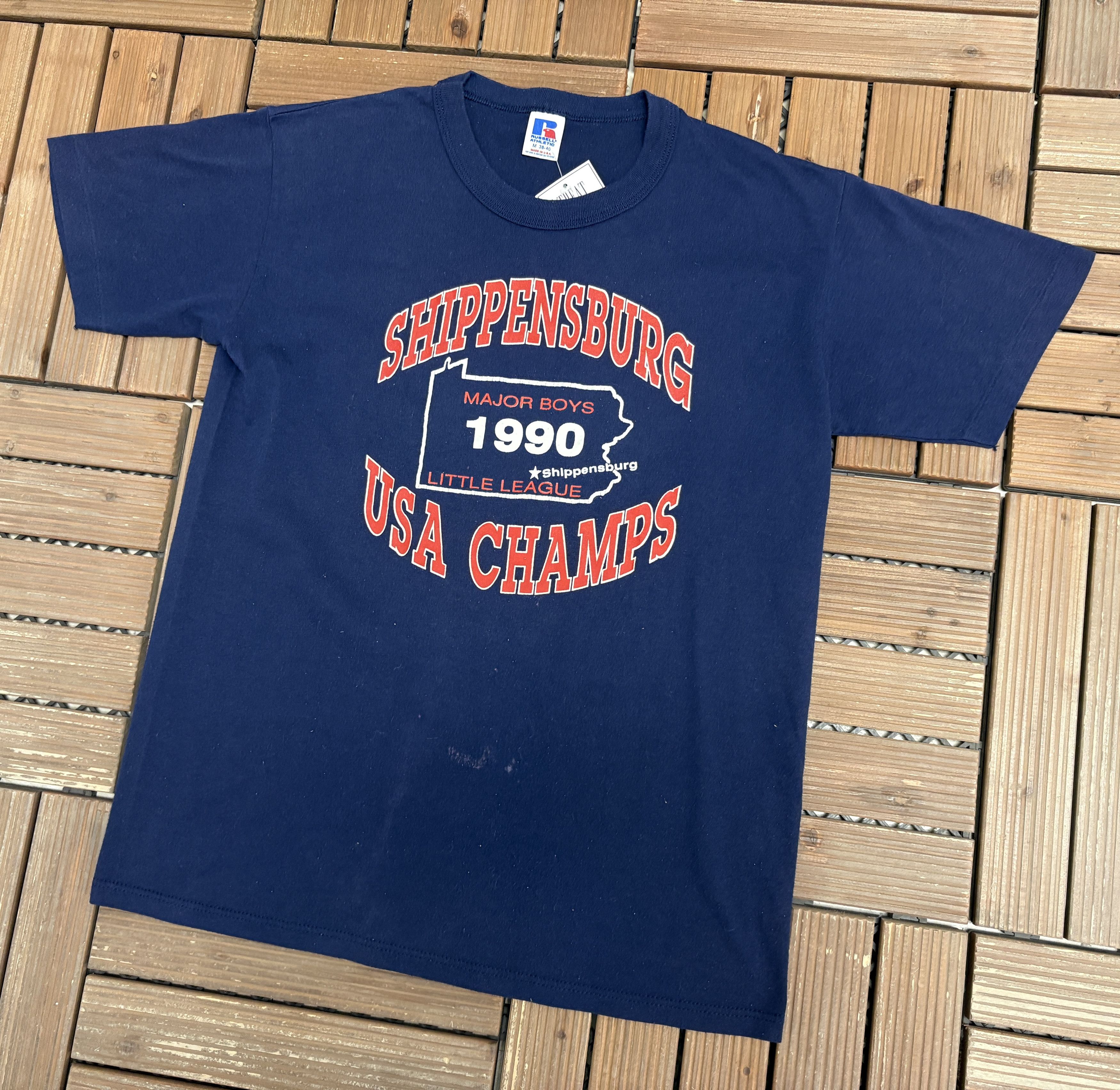 Russell Athletic × Vintage Shippensburg Little League World Series 1990 Vintage Tee Size US M / EU 48-50 / 2 - 3 Thumbnail