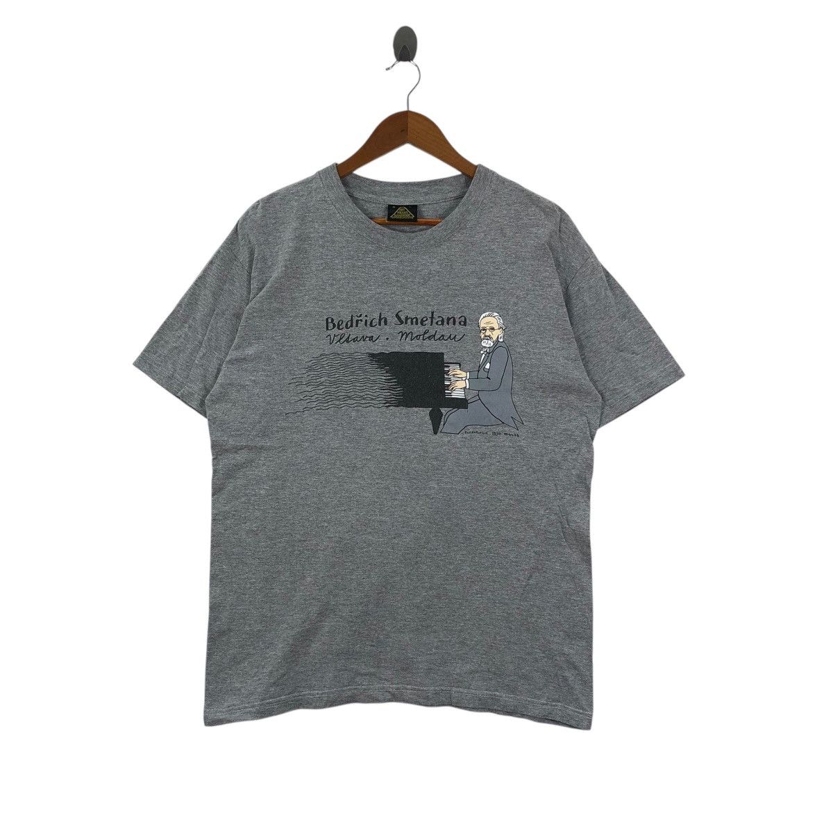 Other Vintage Czech Composer Bedrich Smetana ART PRAHA T-Shirt Size US L / EU 52-54 / 3 - 1 Thumbnail
