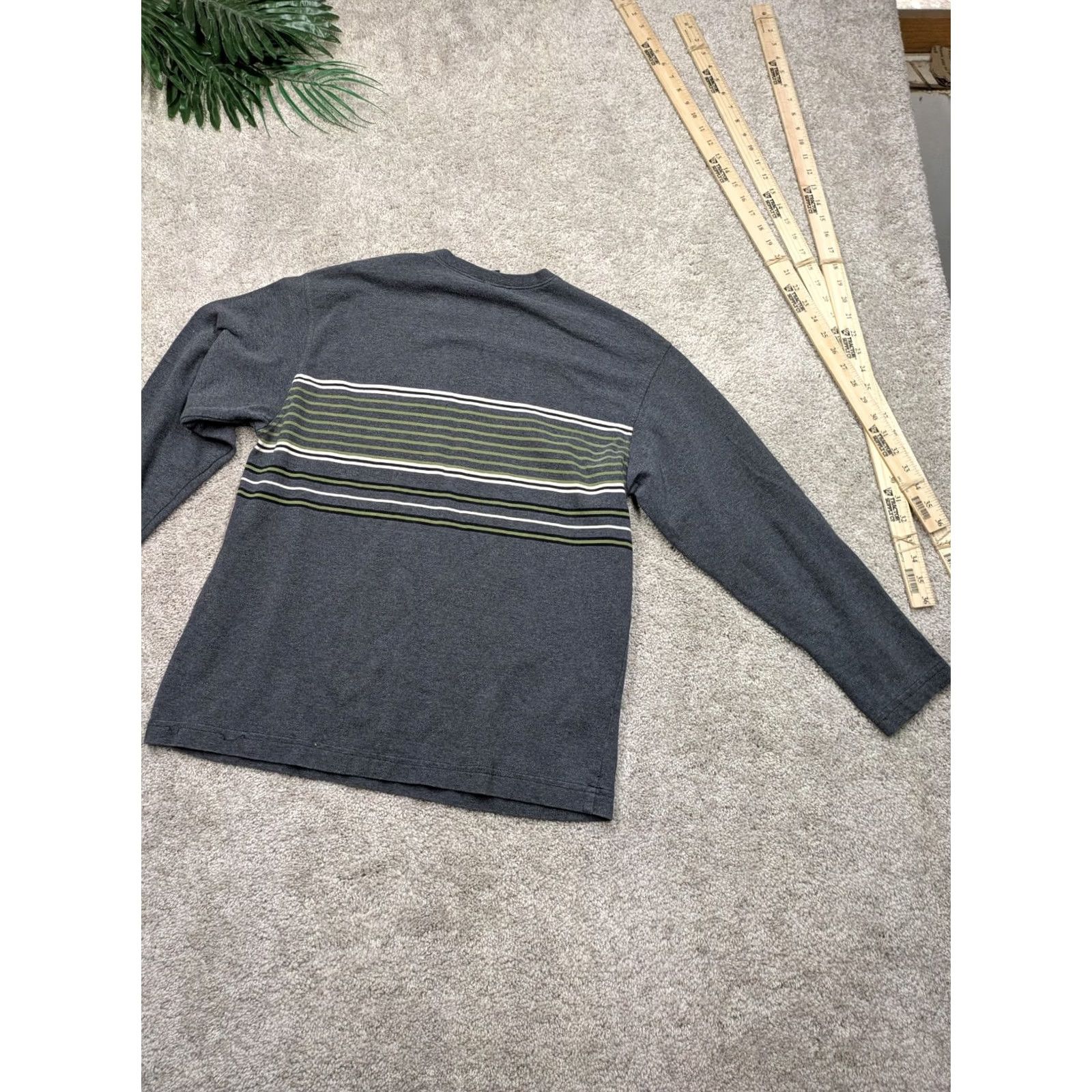 Levi's VINTAGE Levi's Sweater Men Medium V Neck Knit Gray Cotton 90s Y2K USA Size US M / EU 48-50 / 2 - 5 Thumbnail