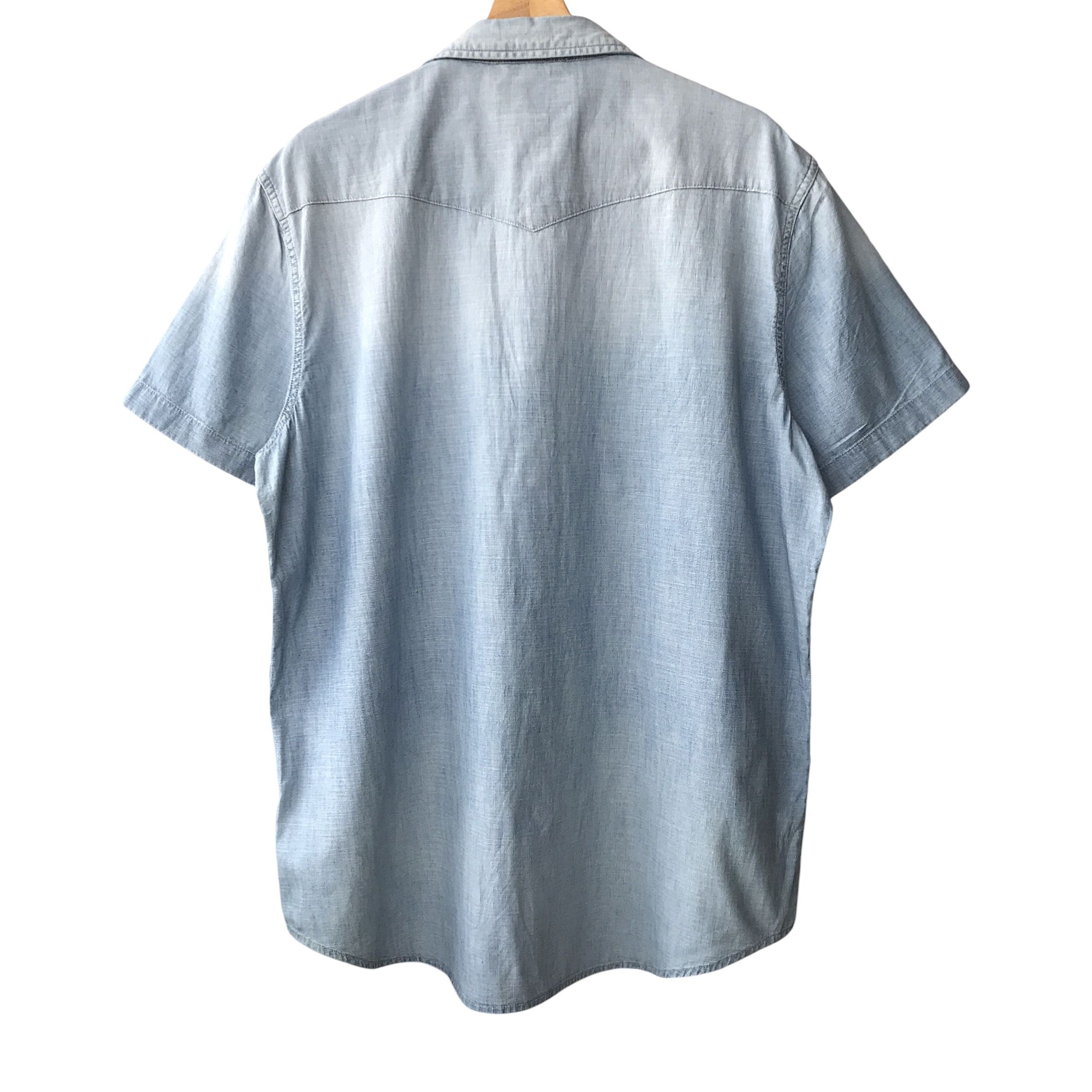 Denim & Supply Ralph Lauren × Ralph Lauren Denim & Supply By Ralph Lauren RL Chambray Western Shirt Size US XL / EU 56 / 4 - 2 Thumbnail