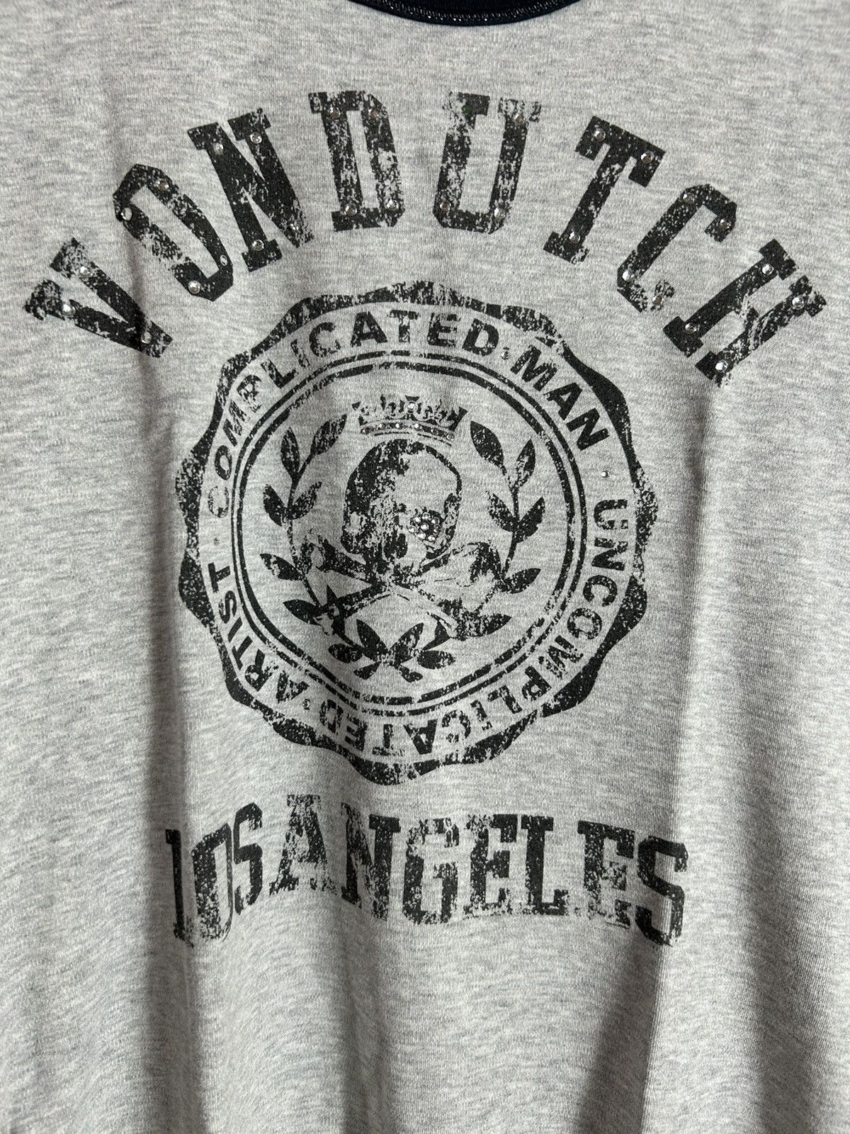 If Six Was Nine × Japanese Brand × Von Dutch Japanese Vondutch Skull Long sleeve Size US L / EU 52-54 / 3 - 3 Thumbnail