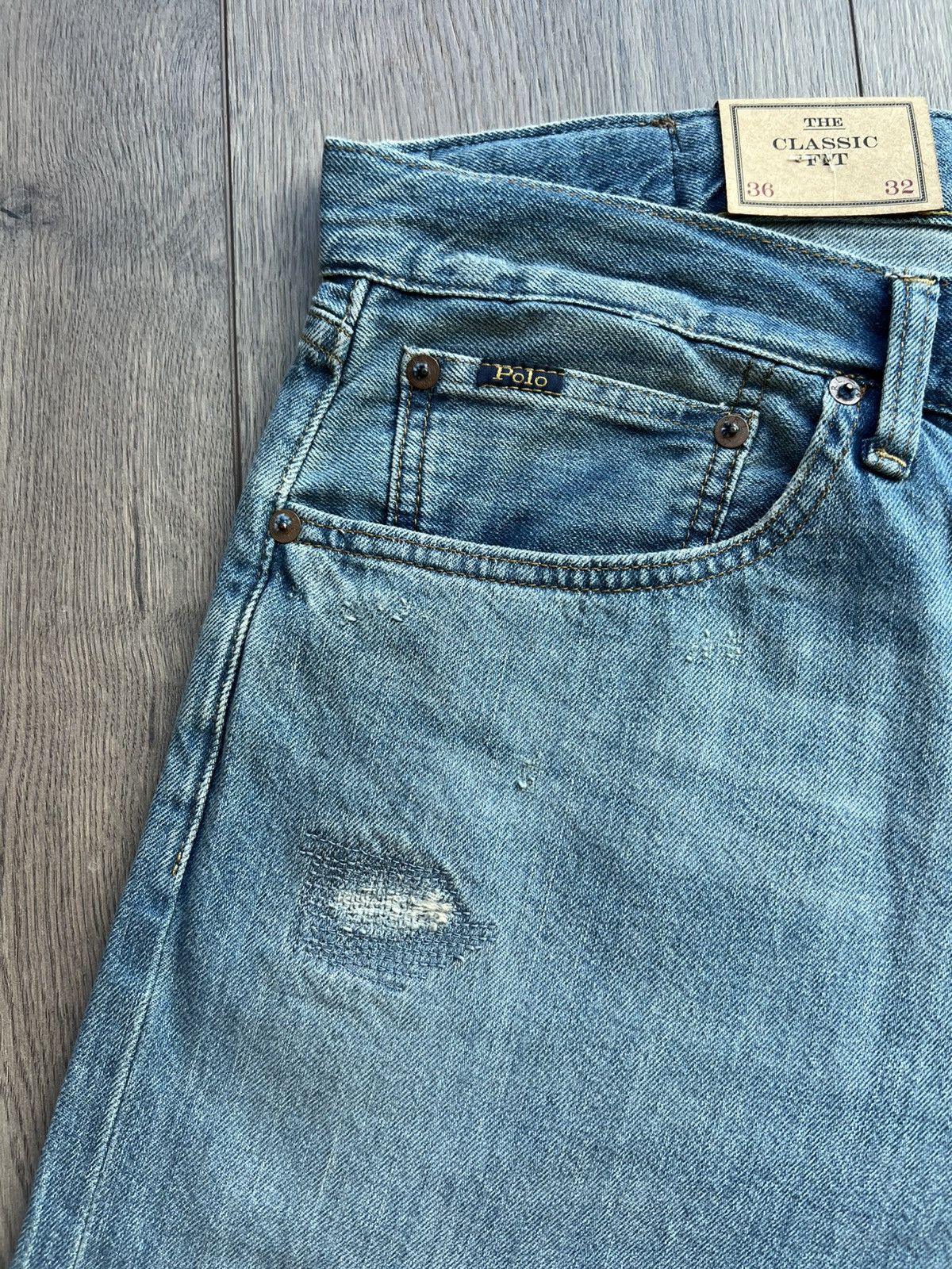 Polo Ralph Lauren Polo Ralph Lauren Classic Fit Denim Jeans 36x32 Size US 36 / EU 52 - 8 Thumbnail