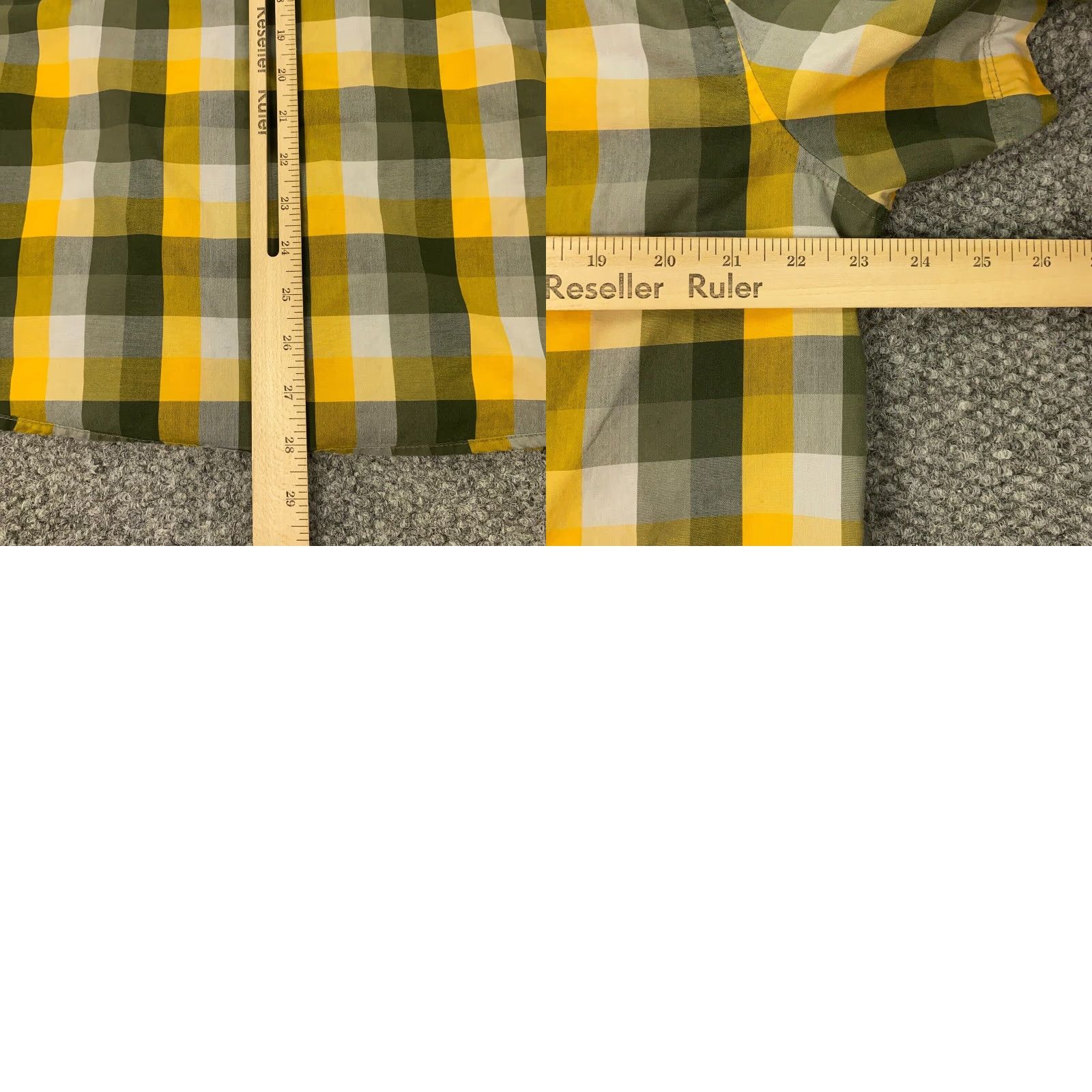 Mountain Hardwear VINTAGE Mountain Hardwear Shirt Mens L Plaid Button-Up Short Sleeve Yellow Cotton Polyester Casual Travel Workwear Distinctive Classic Outdoor Mens Size US L / EU 52-54 / 3 - 8 Thumbnail