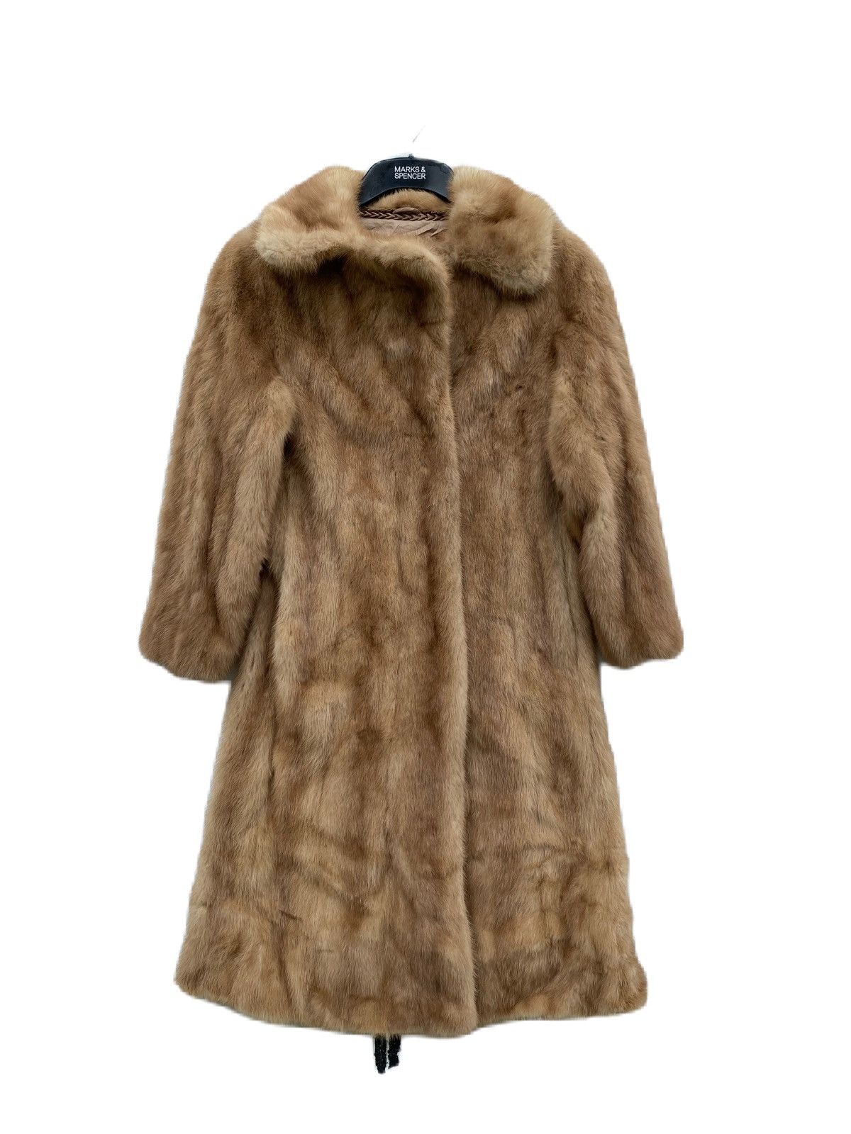 Japanese Brand × Vintage LONG JACKET TRUE LEATHER FUR OLDEST FURRIER YAMAOKA RARE Size S / US 4 / IT 40 - 1 Thumbnail