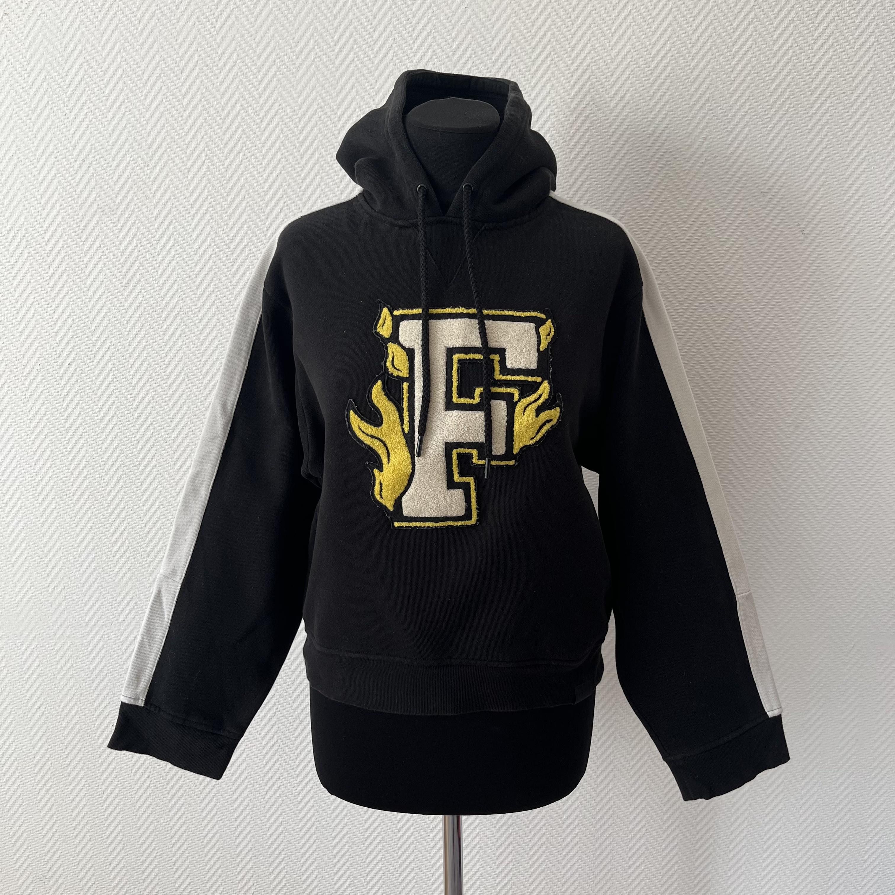 Fenty × Puma Puma x Rihanna Fenty Varsity Cropped Oversized Hoodie Size S / US 4 / IT 40 - 9 Thumbnail