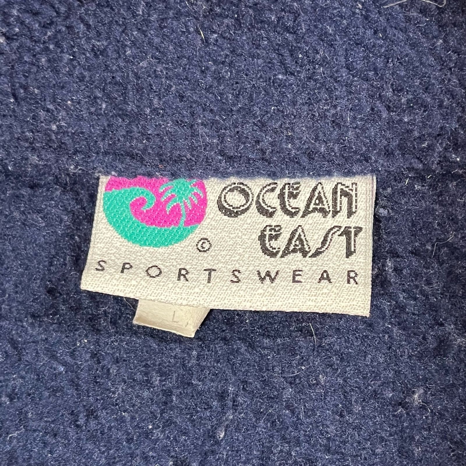 Vintage Vintage Ocean East Alaska Blue Fleece Sweater Size Large USA Size US L / EU 52-54 / 3 - 3 Thumbnail