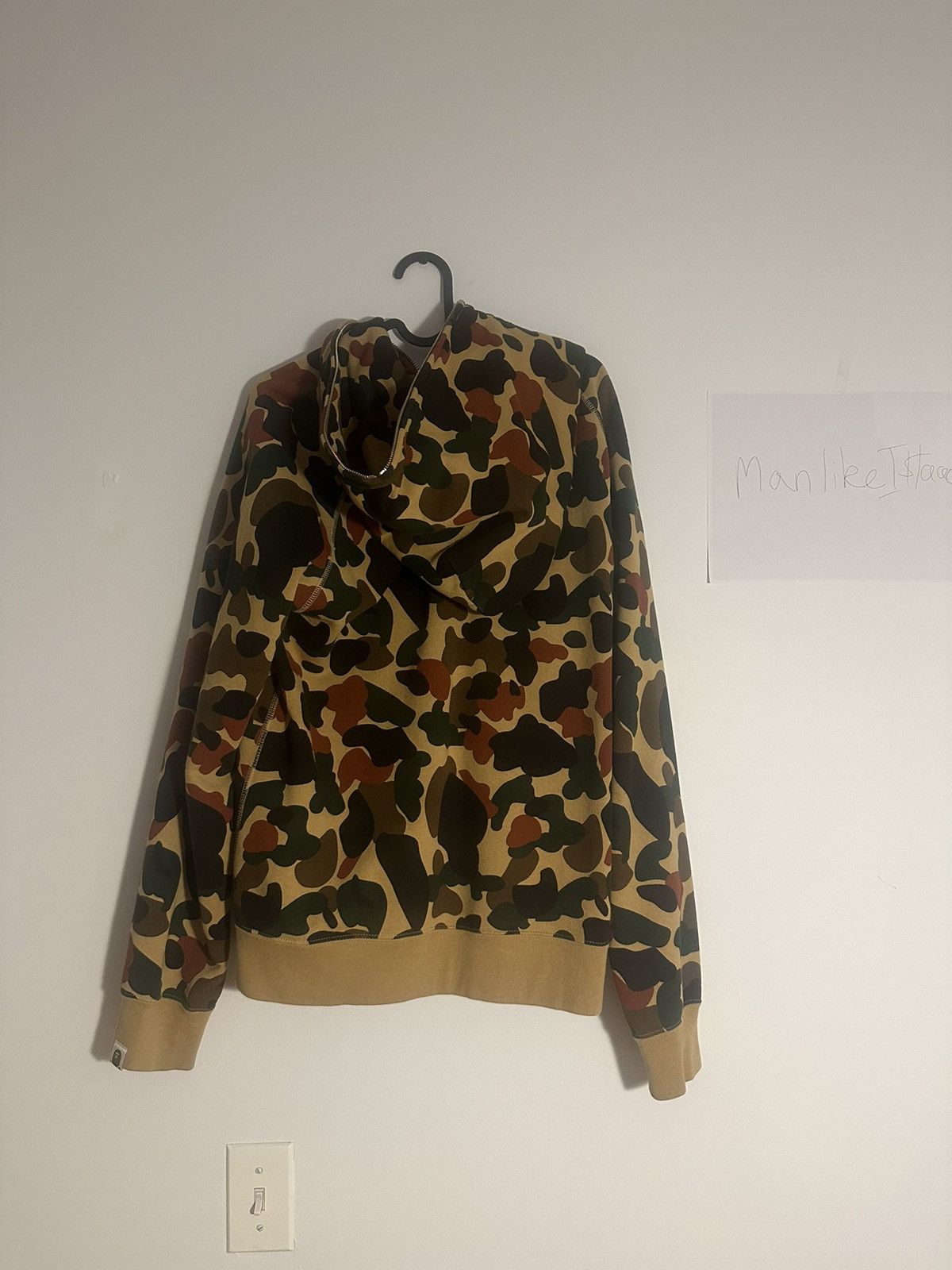 Bape Human Camo Full Zip Hoodie Size US L / EU 52-54 / 3 - 3 Thumbnail