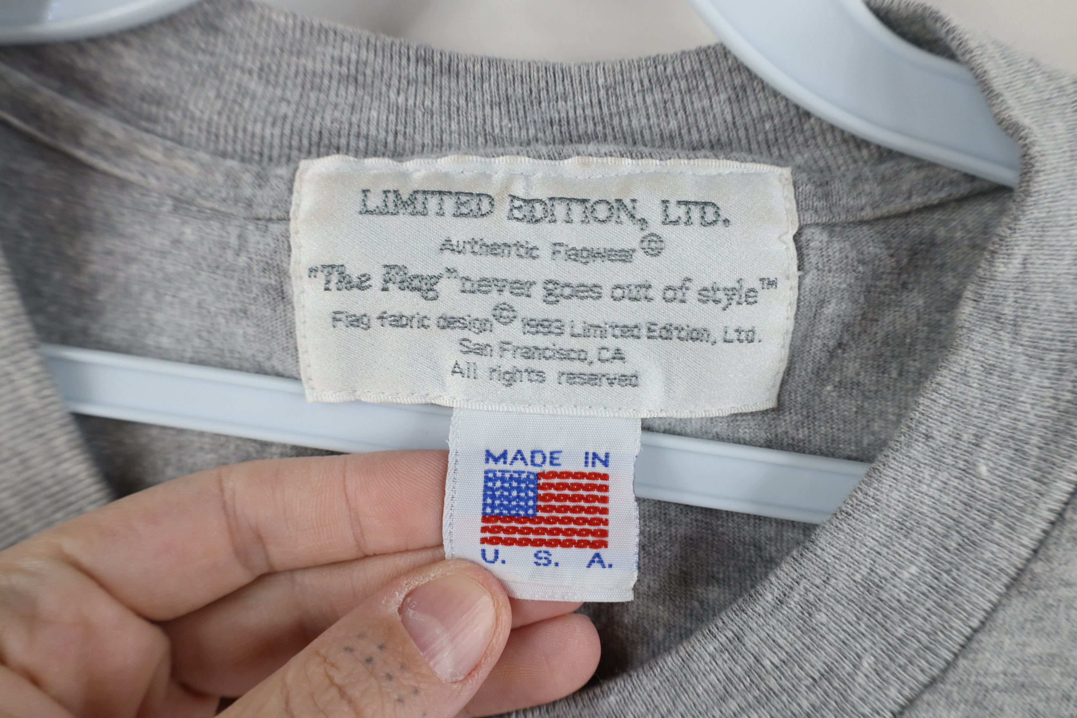 Vintage Vintage 90s Streetwear Fourth of July T-Shirt Gray USA Size US XL / EU 56 / 4 - 8 Thumbnail