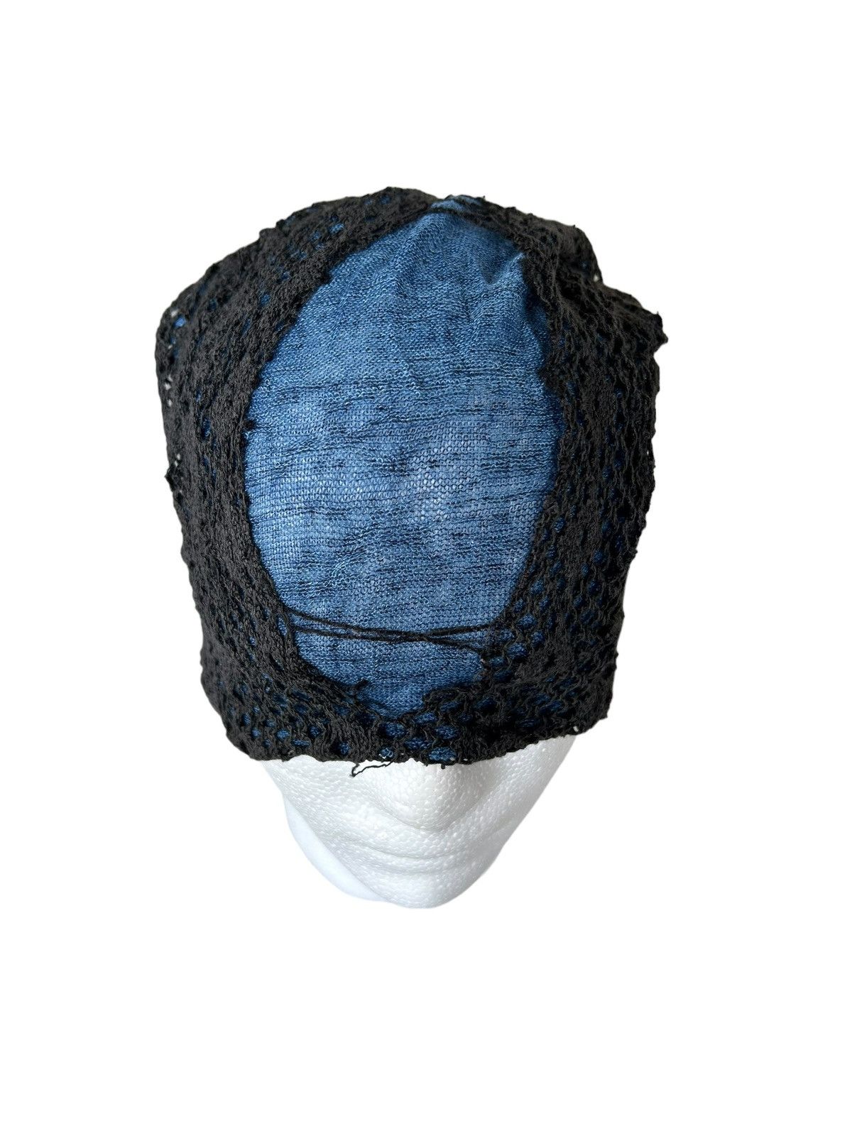 14th Addiction × Japanese Brand × Le Grande Bleu (L.G.B.) Punk Bondage distressed Long Beanie Hats☠️ Size ONE SIZE - 7 Thumbnail