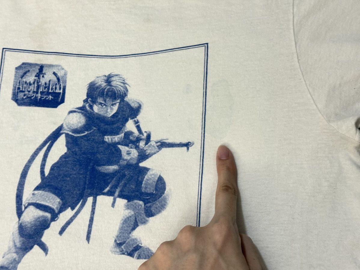 Vintage Vintage 90s Arch the Lad Playstation Japan Promo T-Shirt Size US M / EU 48-50 / 2 - 3 Thumbnail