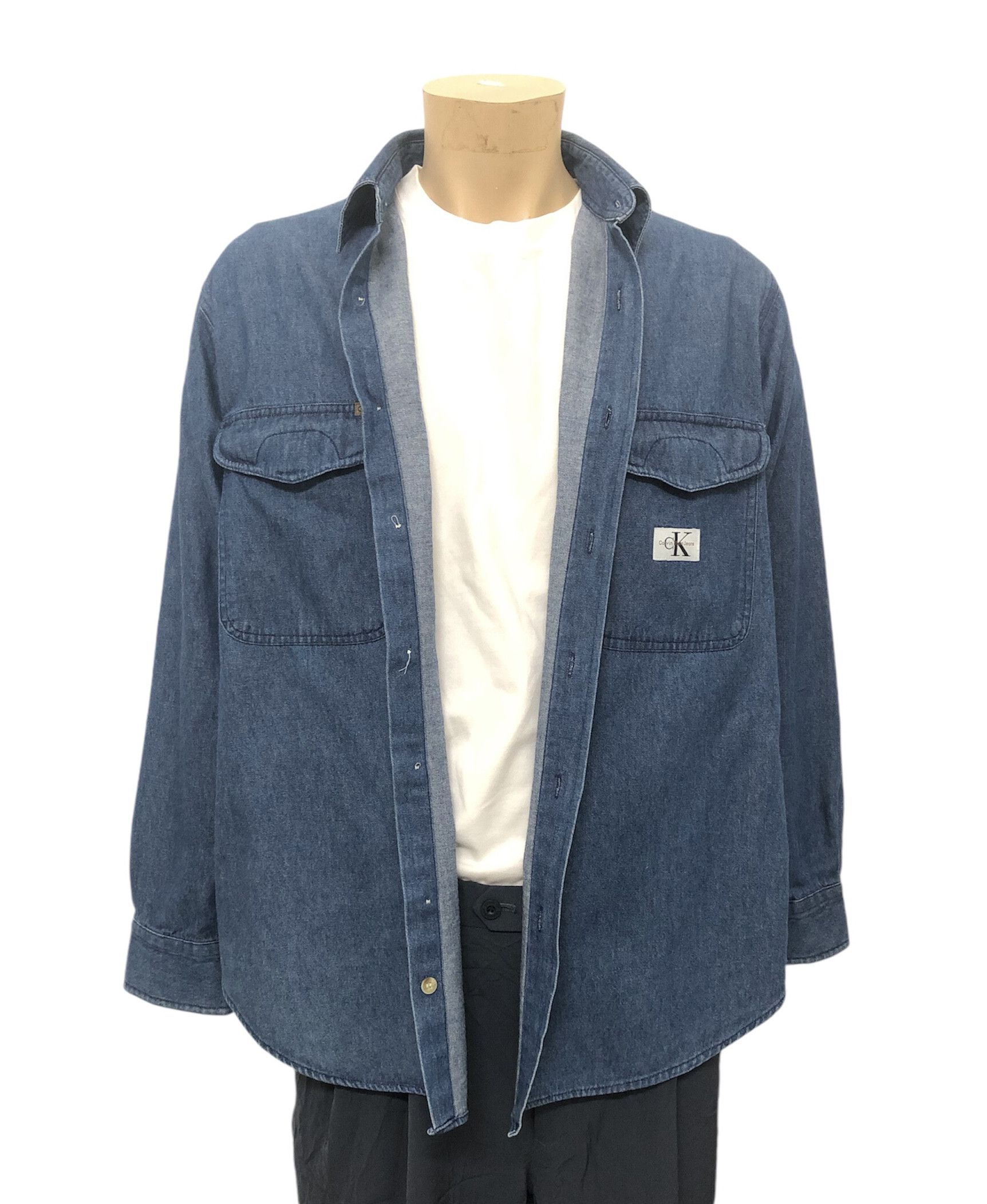 Calvin Klein × Designer × Vintage Vintage Calvin Klein Jeans Double Pocket Size US L / EU 52-54 / 3 - 3 Thumbnail