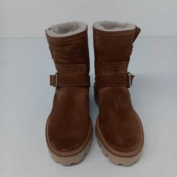Jimmy Choo Jimmy Choo Youth II Shearling Lined Suede Biker Boots - EU36 Size US 6 / IT 36 - 4 Thumbnail