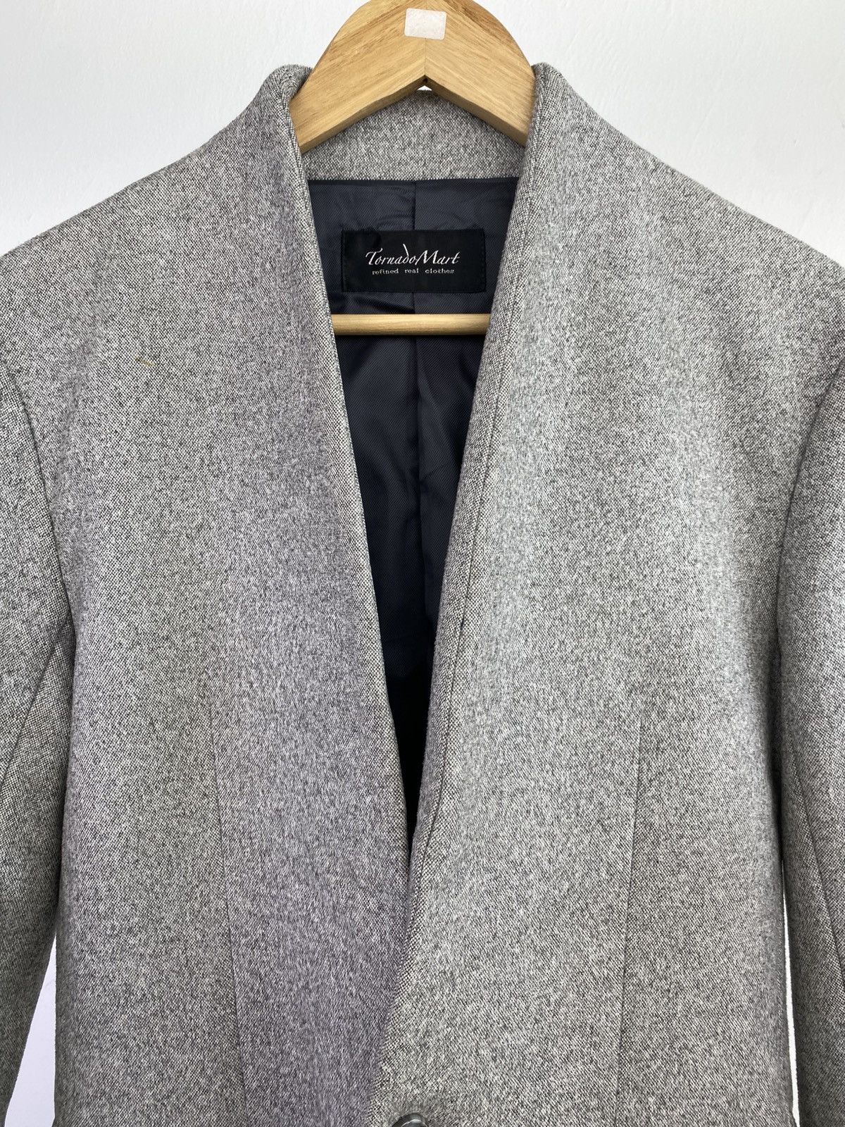 Tornado Mart 2000’s Tornado Mart Cotton Grey Long Coat Size US L / EU 52-54 / 3 - 2 Thumbnail