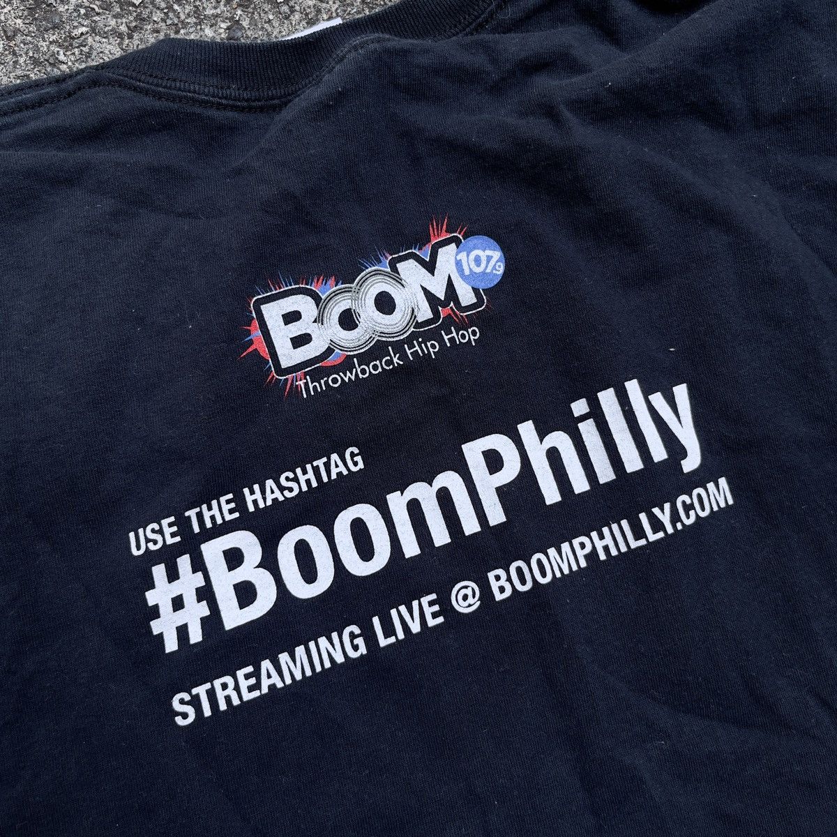 Gildan × Vintage Vintage Y2K BOOM PHILLY 107.9 THROWBACK HIP HOP Shirt Size US L / EU 52-54 / 3 - 5 Thumbnail