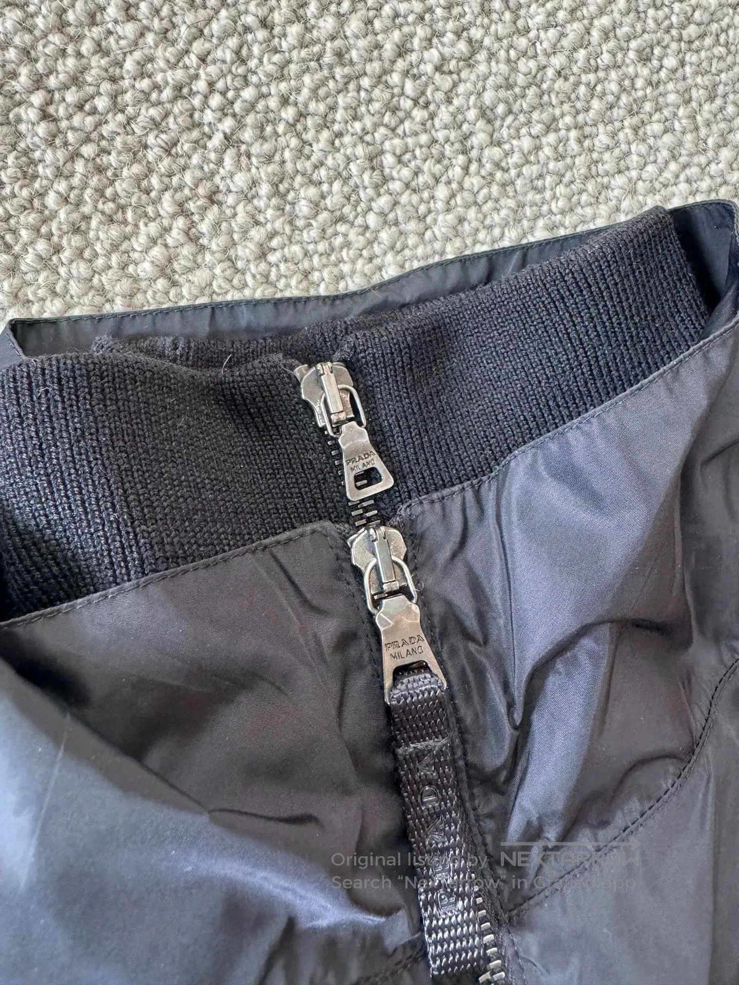 Prada PRADA Wool Zip Sweater. Size US L / EU 52-54 / 3 - 4 Thumbnail