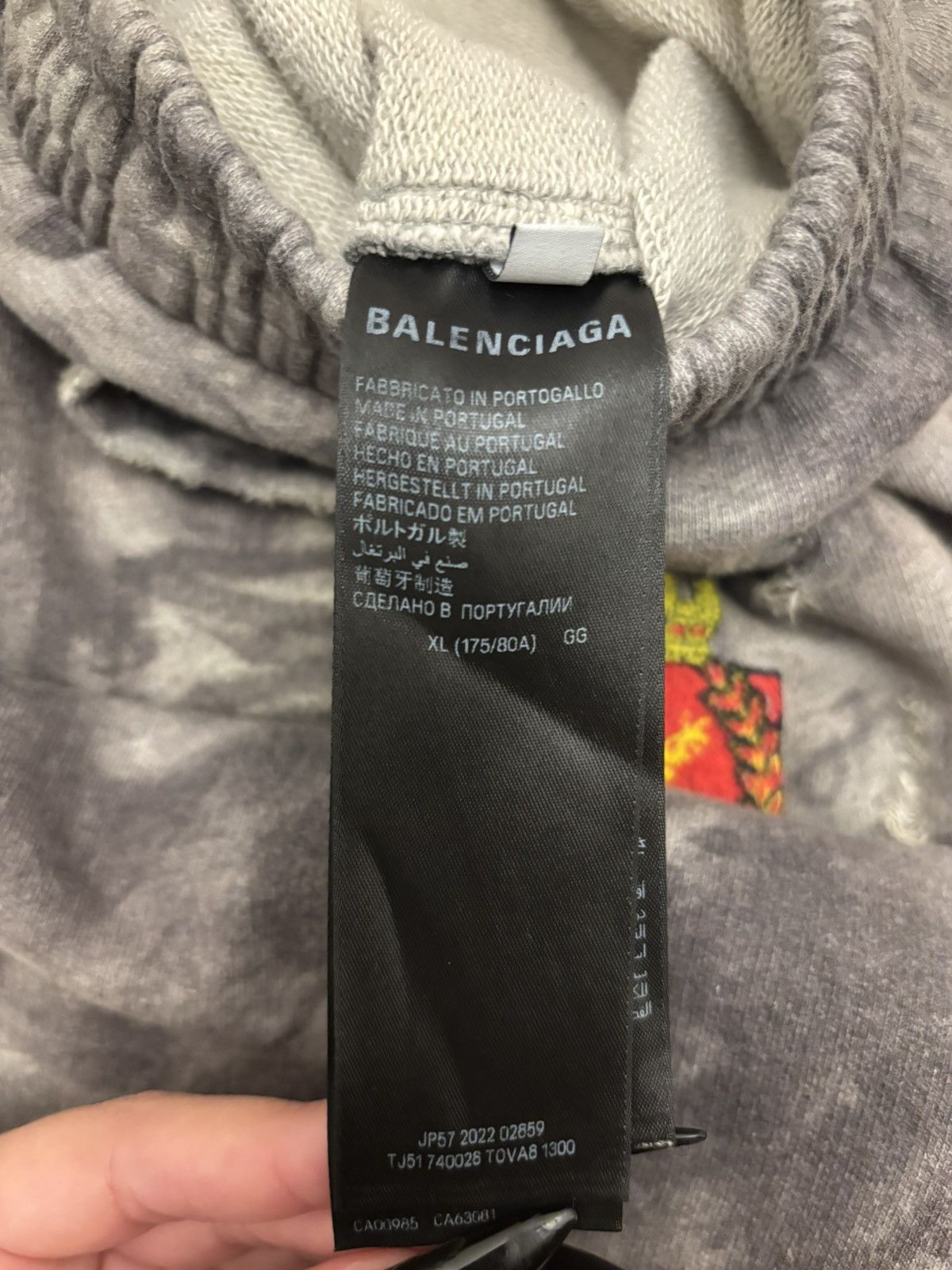 Balenciaga Balenciaga Skater Graffiti Sweatpants (Grey) Size US 36 / EU 52 - 6 Thumbnail