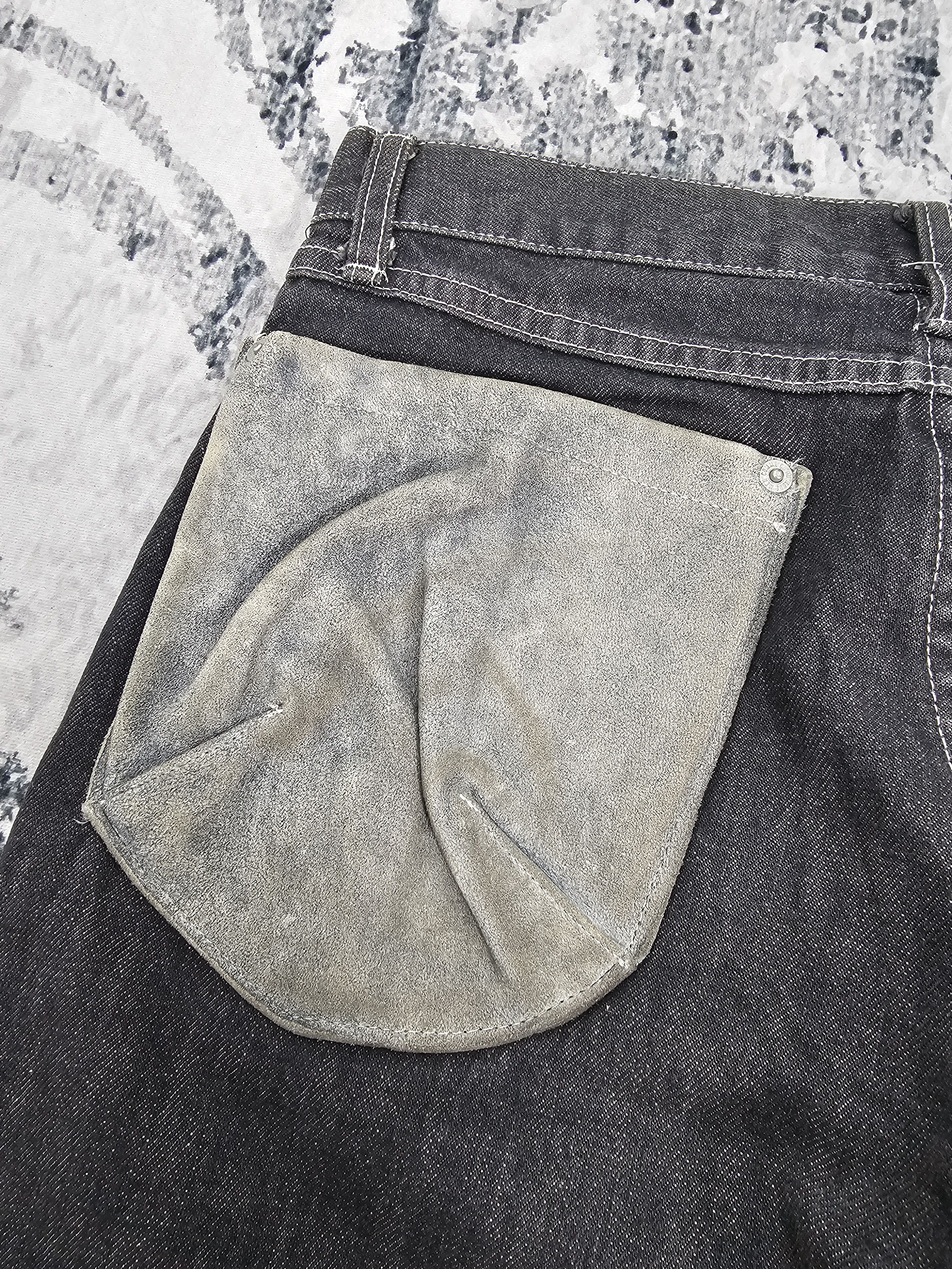 Comme Ca Ism COMME CA DU MODE 4244318 Leather Pocket Jeans JB024 Size US 30 / EU 46 - 6 Thumbnail