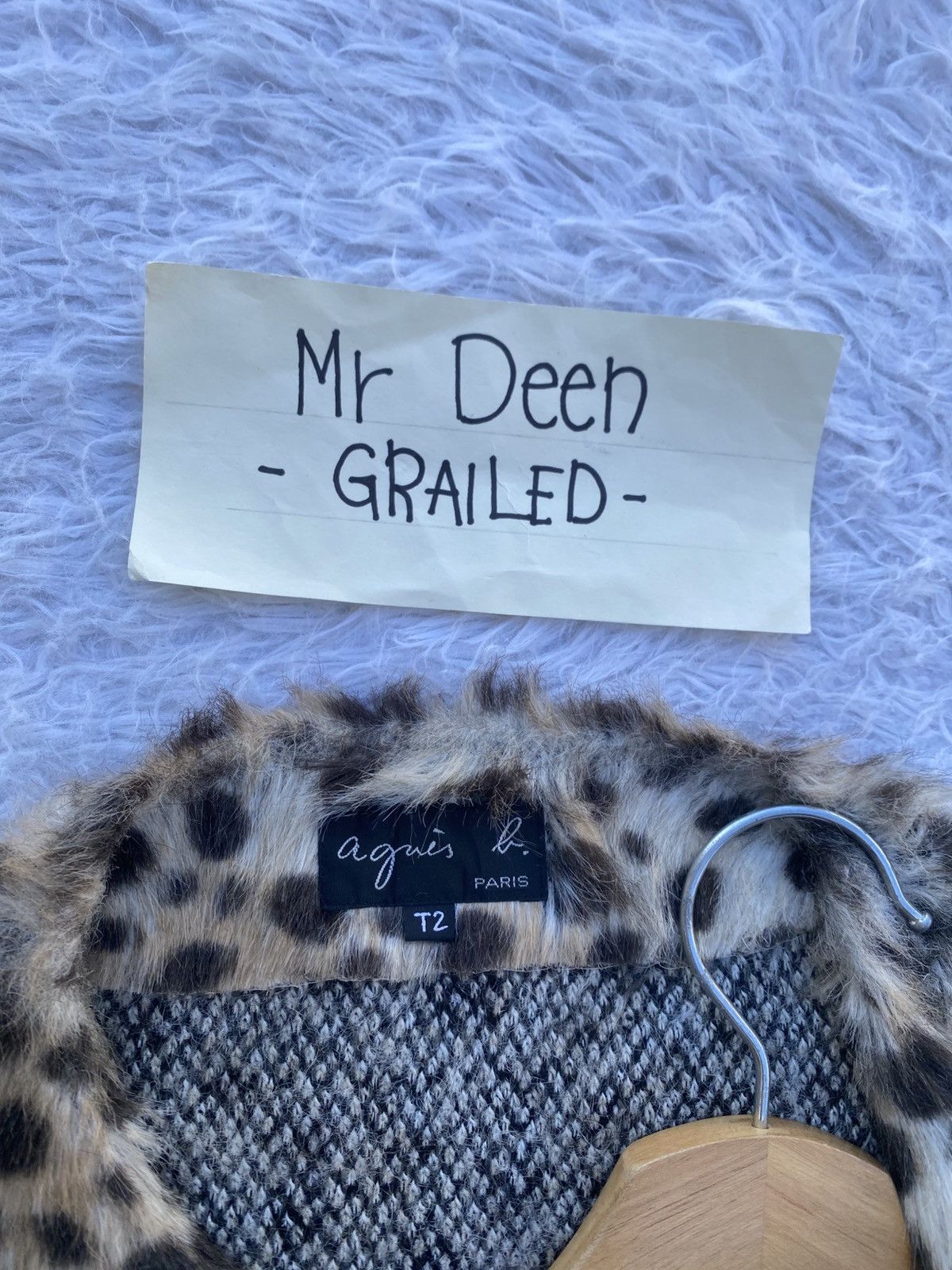 agnes b. Rare agnes b. Fur Leopard Gold Button Jacket Size M / US 6-8 / IT 42-44 - 13 Thumbnail