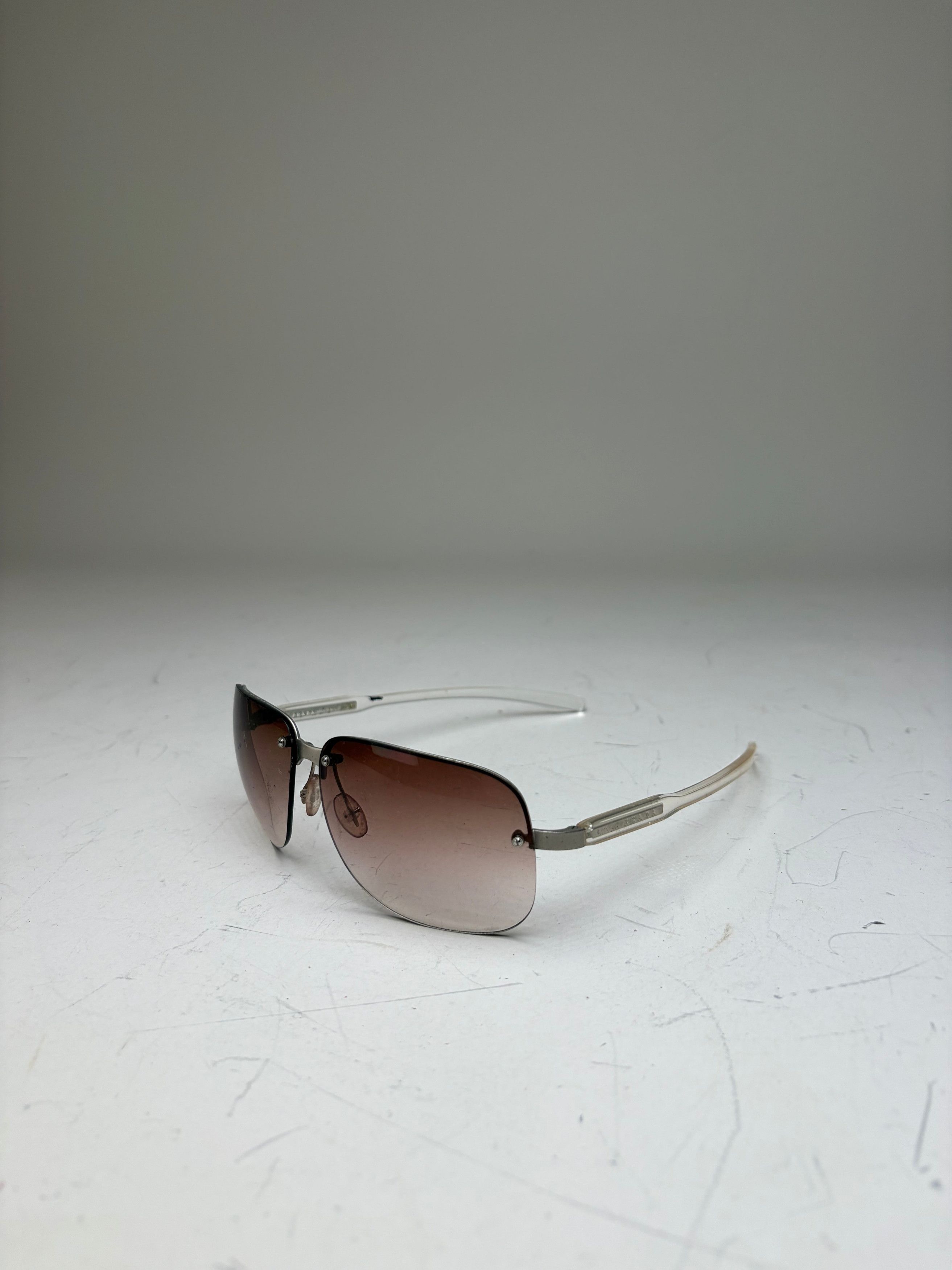 Prada × Vintage Prada Sunglasses Tribal Flame Wave SPR 58F Star