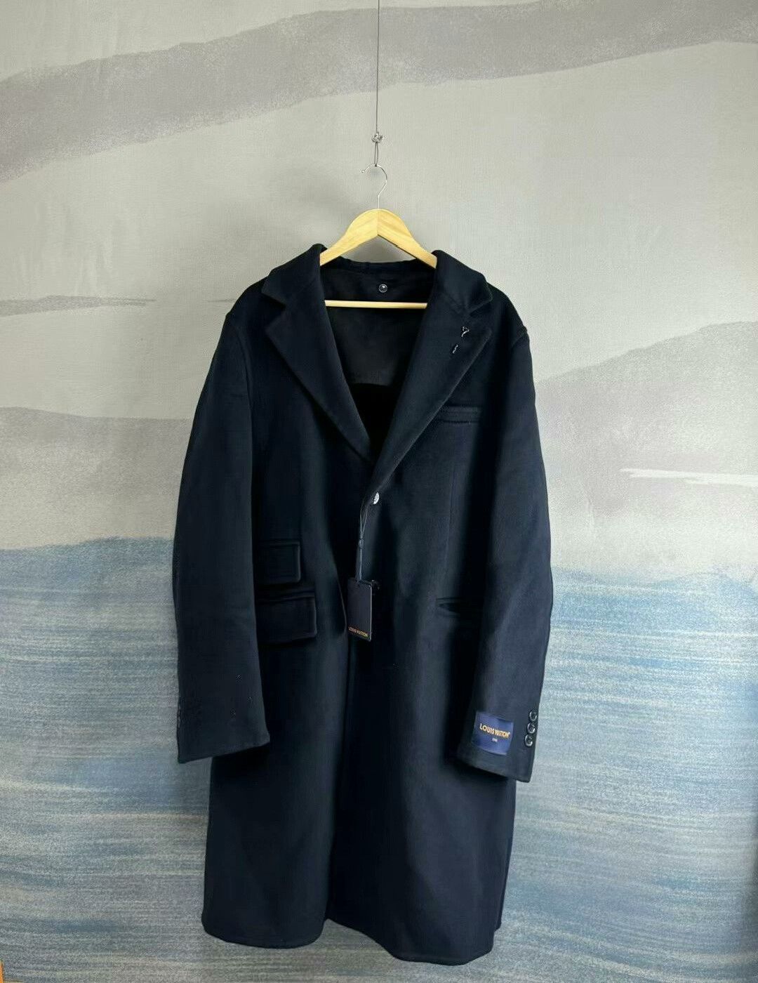 Louis Vuitton Louis Vuitton Blue Cashmere Double-Sided Coat Size US XXL / EU 58 / 5 - 1 Thumbnail