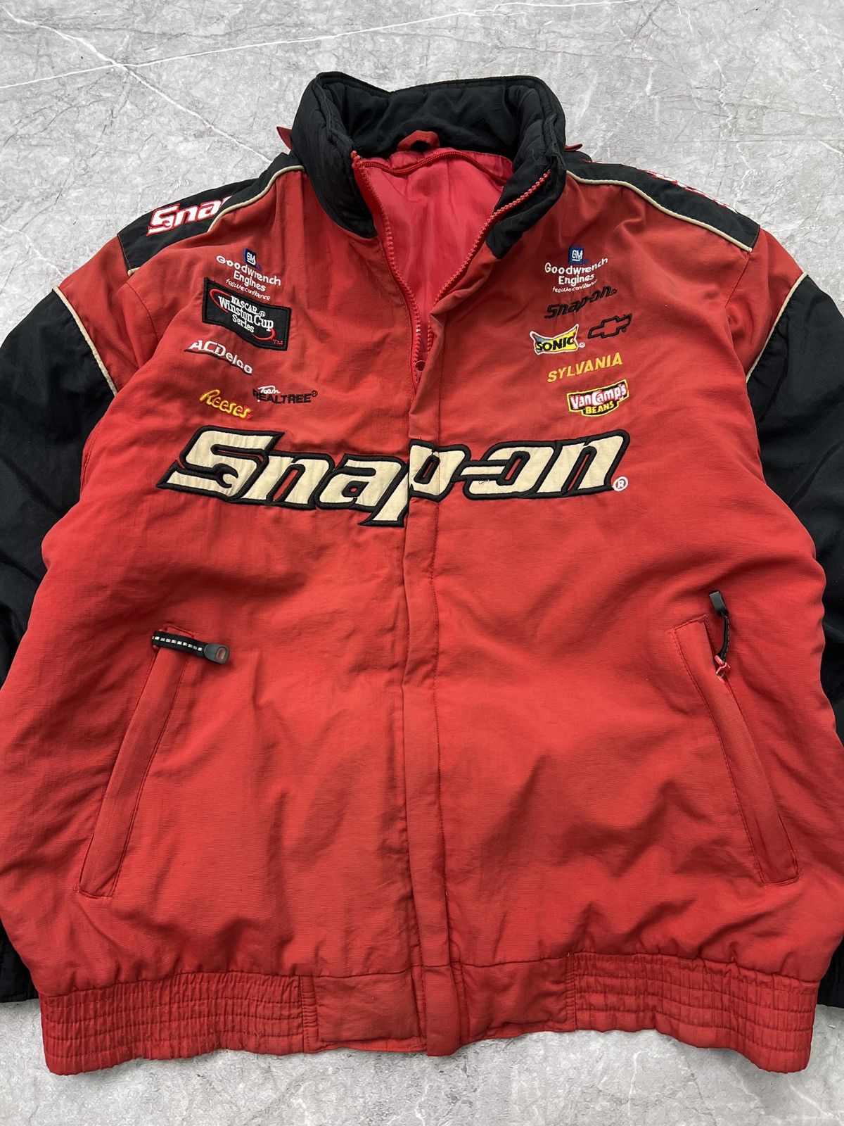 NASCAR × Vintage Vintage Snap-On Nascar Racing Jacket 90's nylon Size US L / EU 52-54 / 3 - 4 Thumbnail