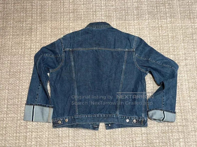 Helmut Lang Helmut Lang Washed Blue Denim Jacket Size US XL / EU 56 / 4 - 4 Thumbnail