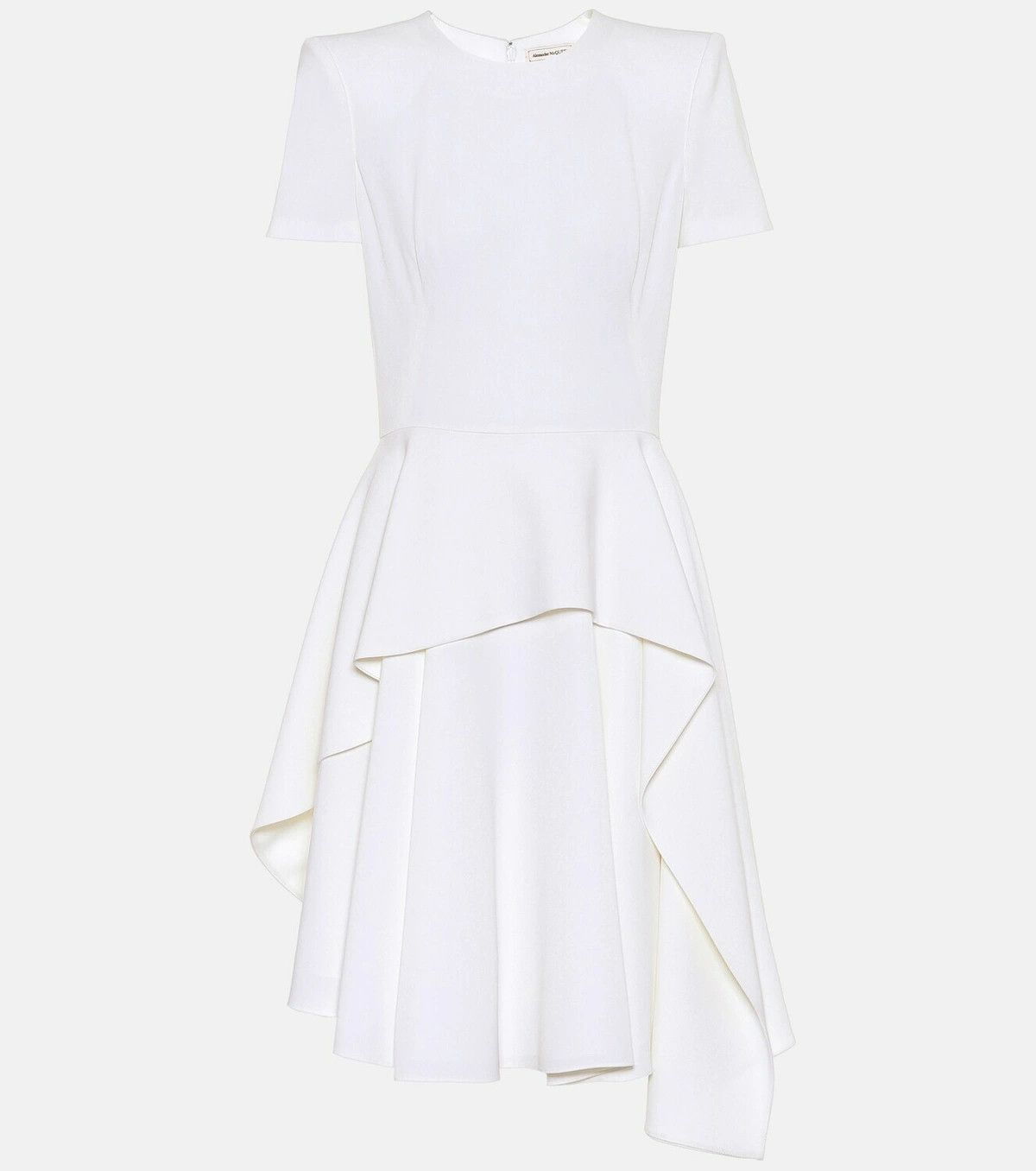 Alexander McQueen o1y0325 Midi Dress in White Size M / US 6-8 / IT 42-44 - 1 Thumbnail