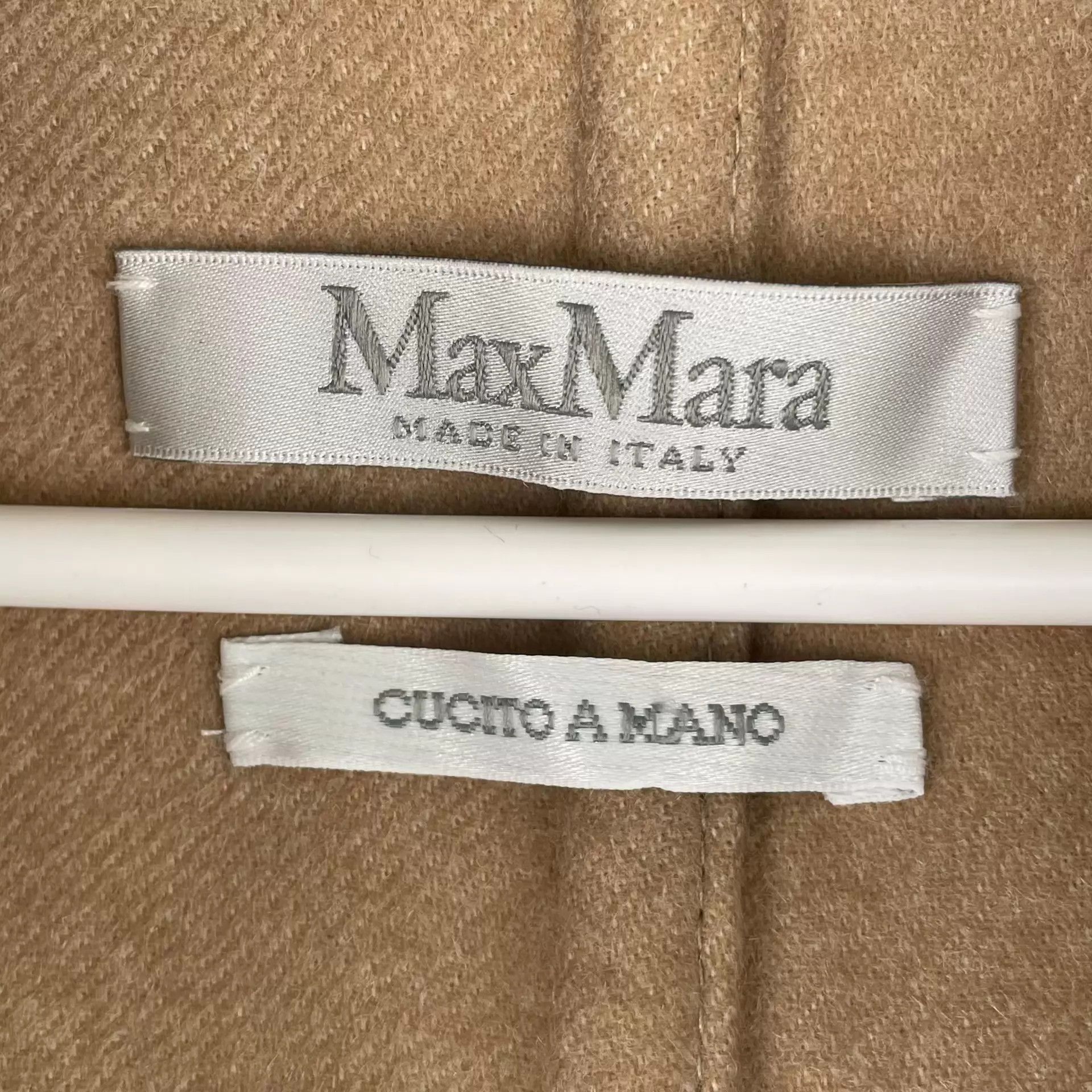 Max Mara MaxMara Wool Cape Coat Camel Size ONE SIZE - 3 Thumbnail