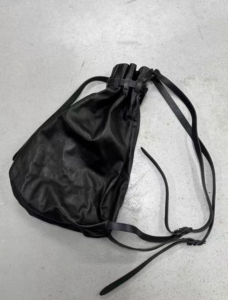 Yohji Yamamoto Yohji Yamamoto Pour Homme Leather Hobo Bag Size ONE SIZE - 1 Thumbnail