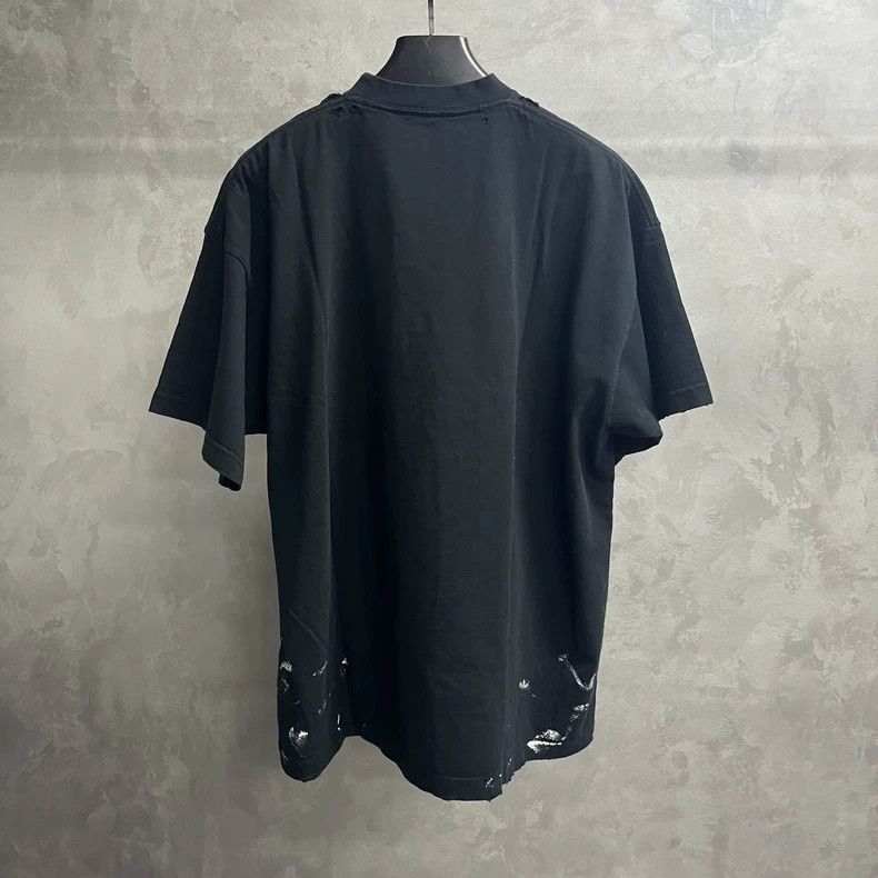 Balenciaga Balenciaga Black Rock Band Series Lightning Letter Pattern Size US XXL / EU 58 / 5 - 4 Thumbnail