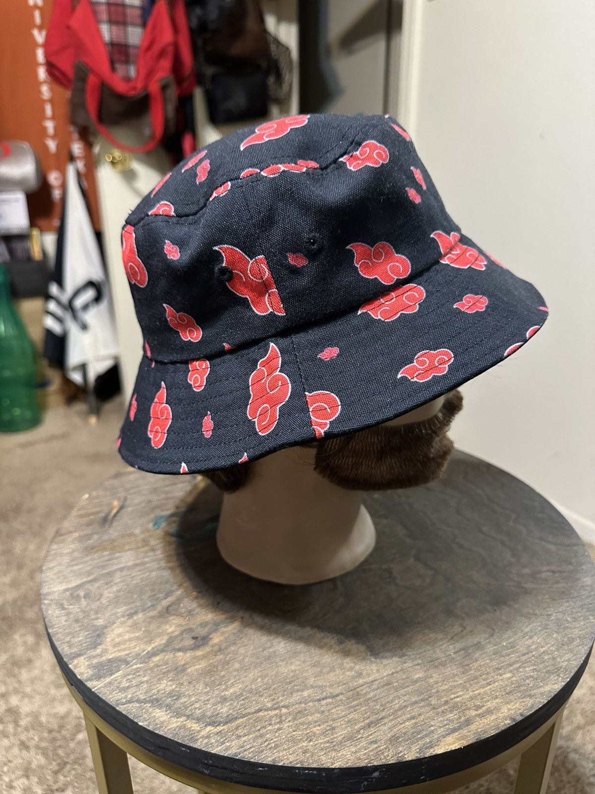 Other Vintage Naruto Shippuden “All Over” Akatsuki hat 00s Size ONE SIZE - 2 Thumbnail