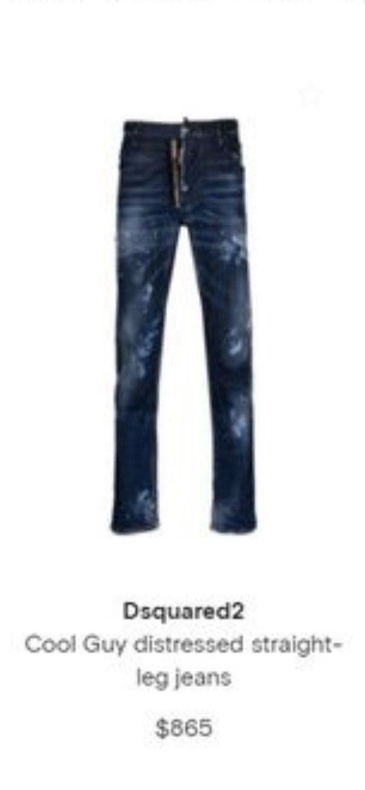 Dsquared2 Dsquared2 Cool Guy Distressed Destroyed Faded Jeans Denim Size US 40 / EU 56 - 13 Thumbnail