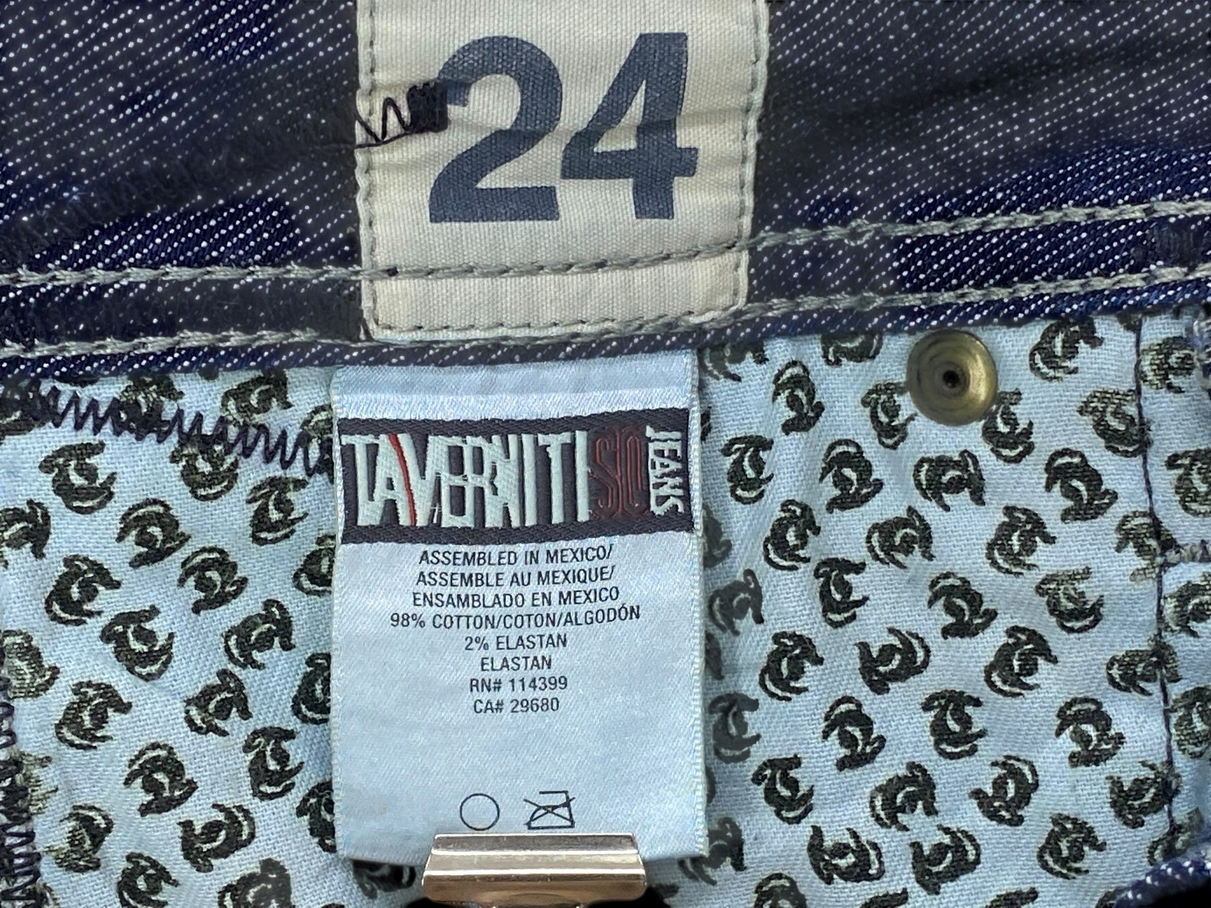 Designer Taverniti So Jeans Flare Jeans Pants Size 24" / US 00 / IT 34 - 10 Thumbnail