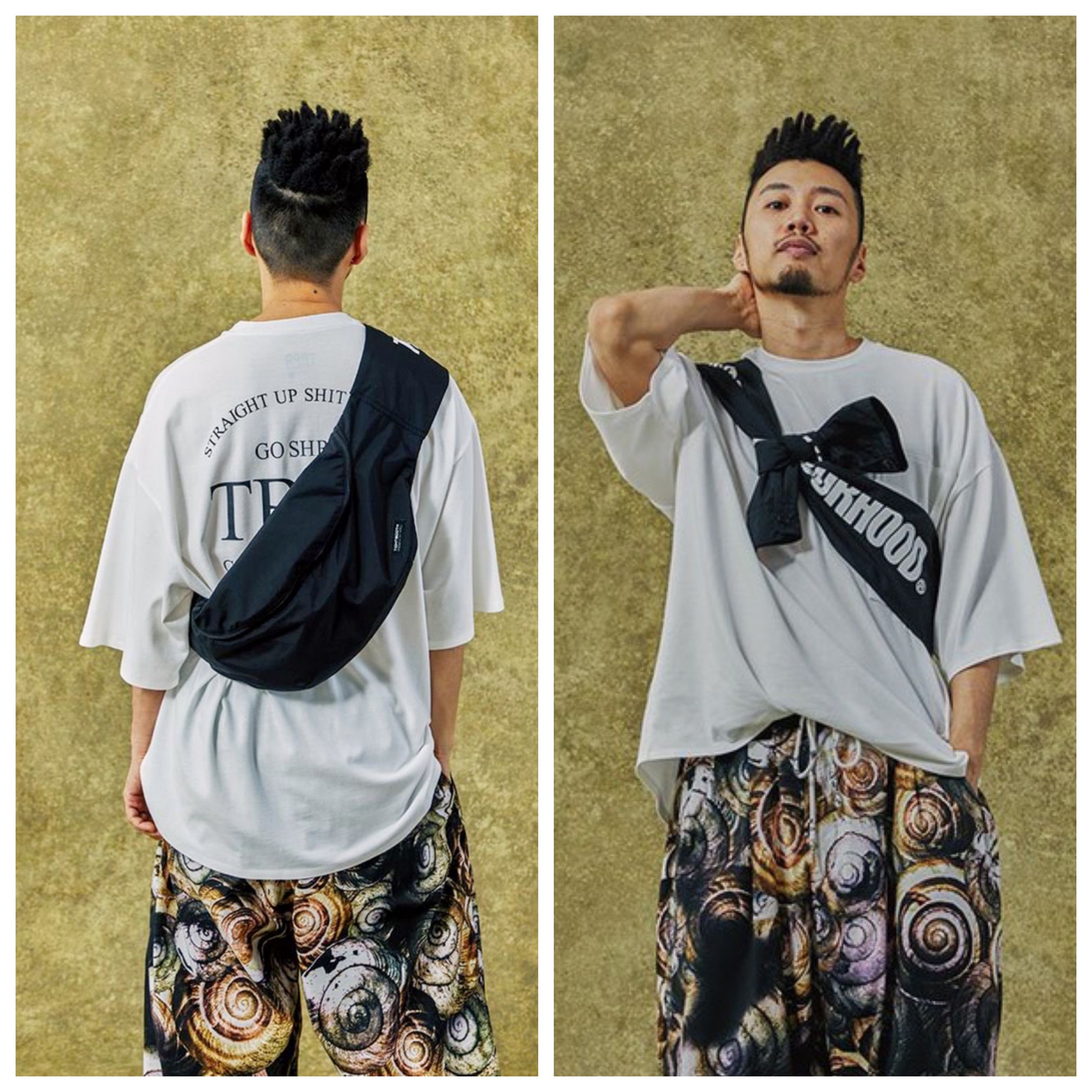 Neighborhood Neighborhood x Tightbooth Tie-Up Waist Pouch Bag Size ONE SIZE - 3 Thumbnail