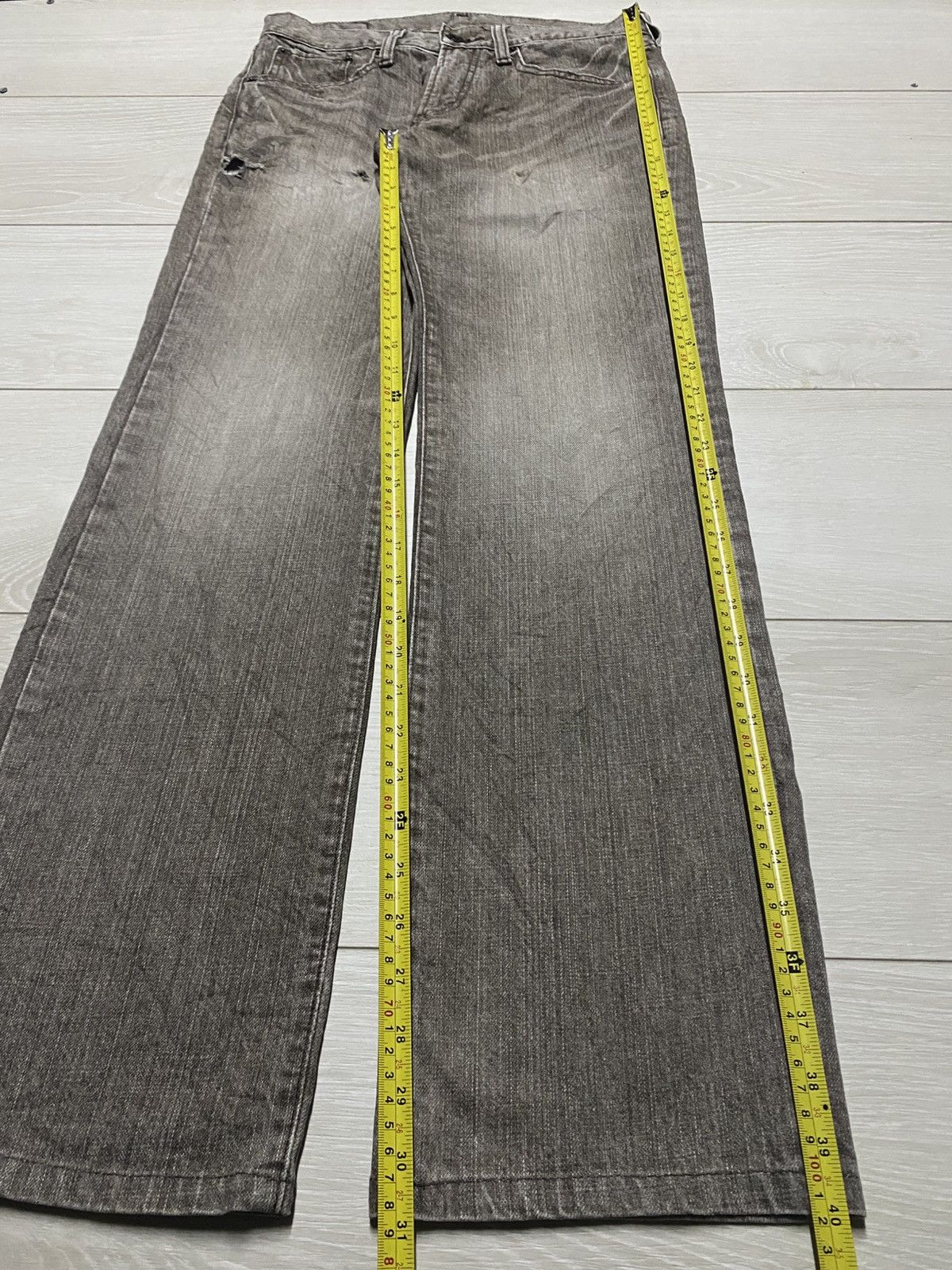Vintage Vintage Japanese Bobson Crack Wash Distressed Loose Jeans Size US 30 / EU 46 - 15 Thumbnail