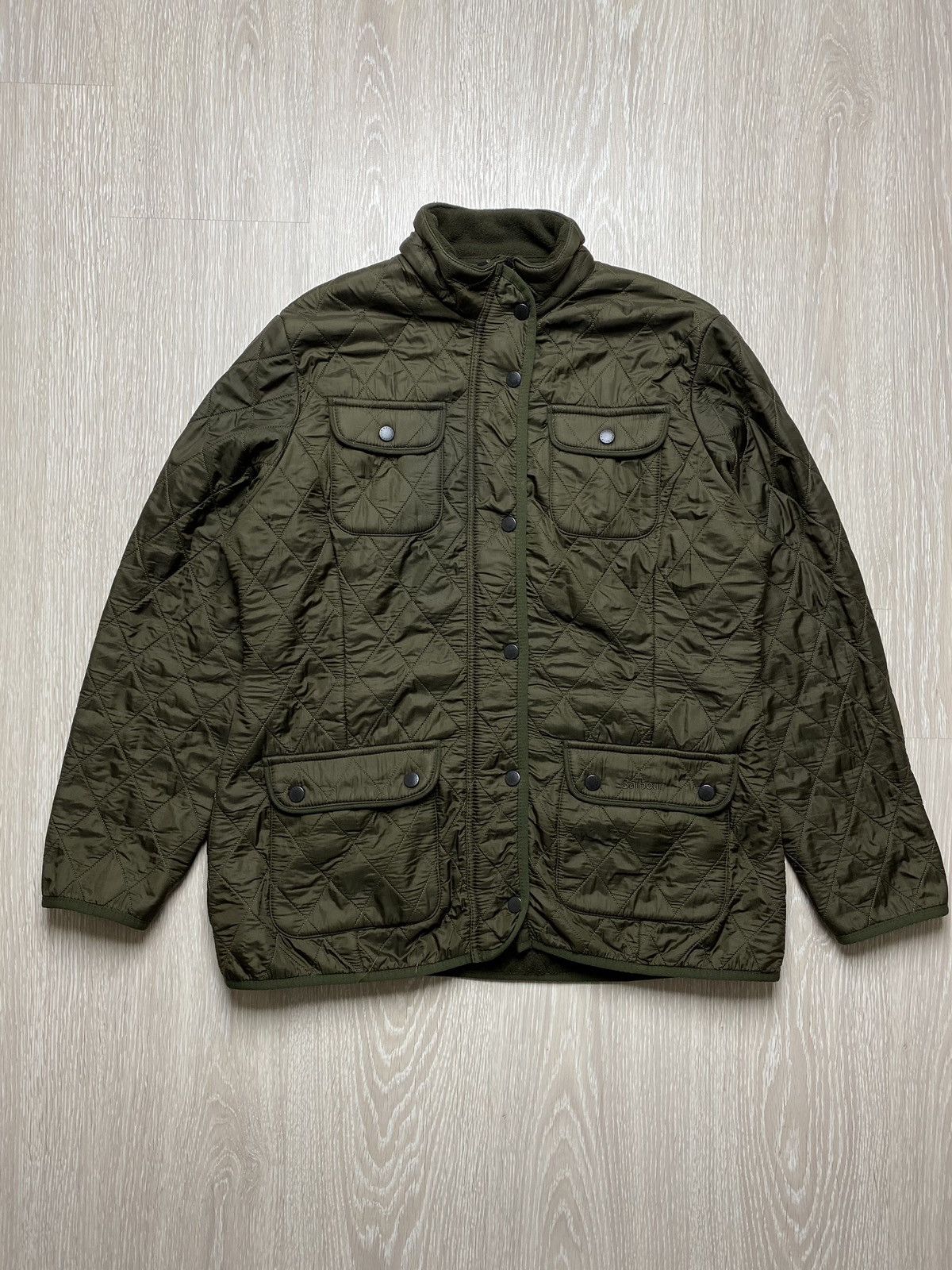 Barbour × Vintage BARBOUR QUAIL-LADIES QUILTED JACKET-OLIVE LUXURY Size L / US 10 / IT 46 - 1 Thumbnail