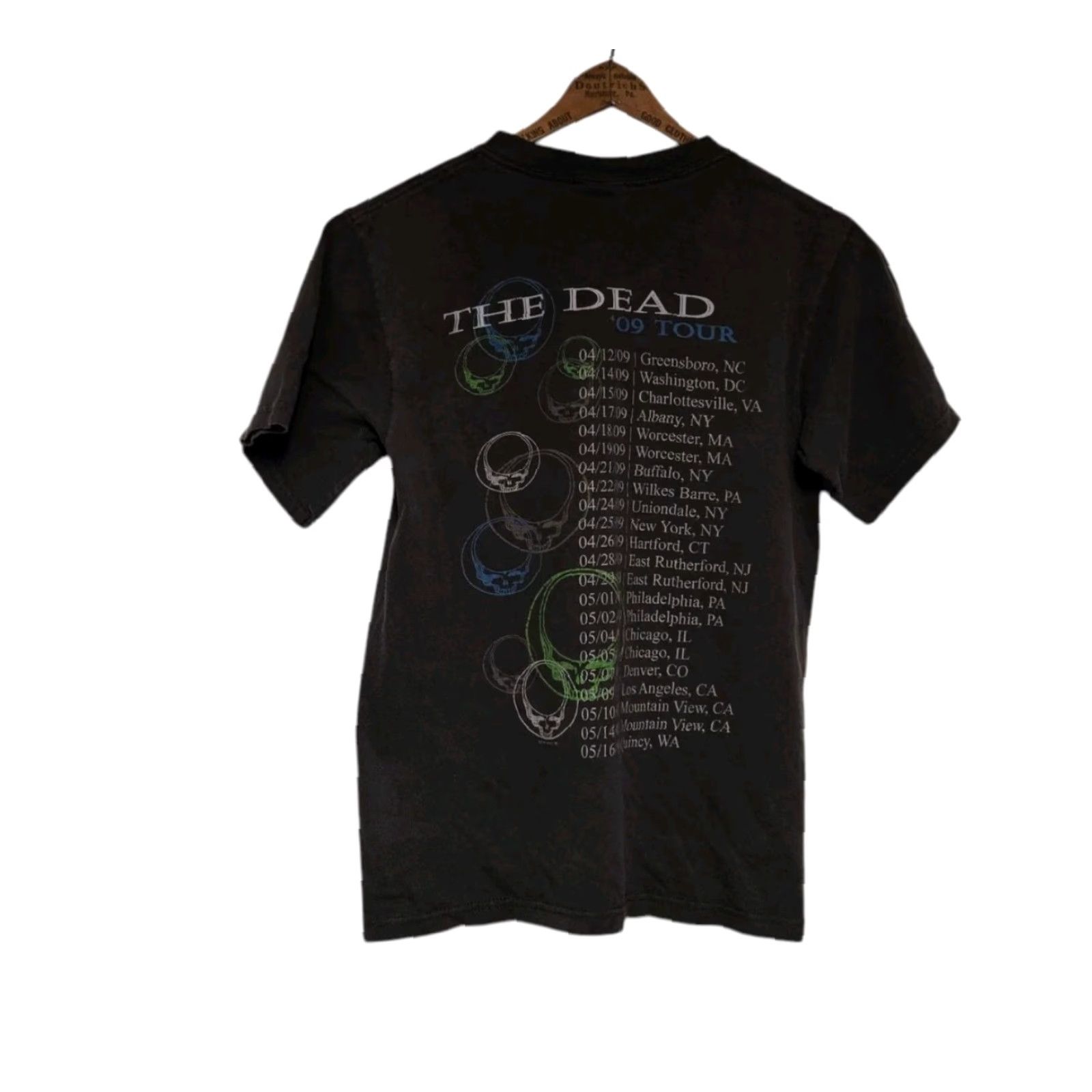 Anvil Grateful Dead The Dead ‘09 Tour Mens Small T Shirt Gray on Anvil Size US S / EU 44-46 / 1 - 4 Thumbnail